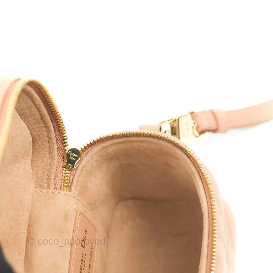 Christian Dior Micro Lady Dior Vanity Case Pink Cannage Lambskin