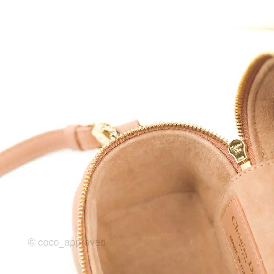 Christian Dior Micro Lady Dior Vanity Case Pink Cannage Lambskin
