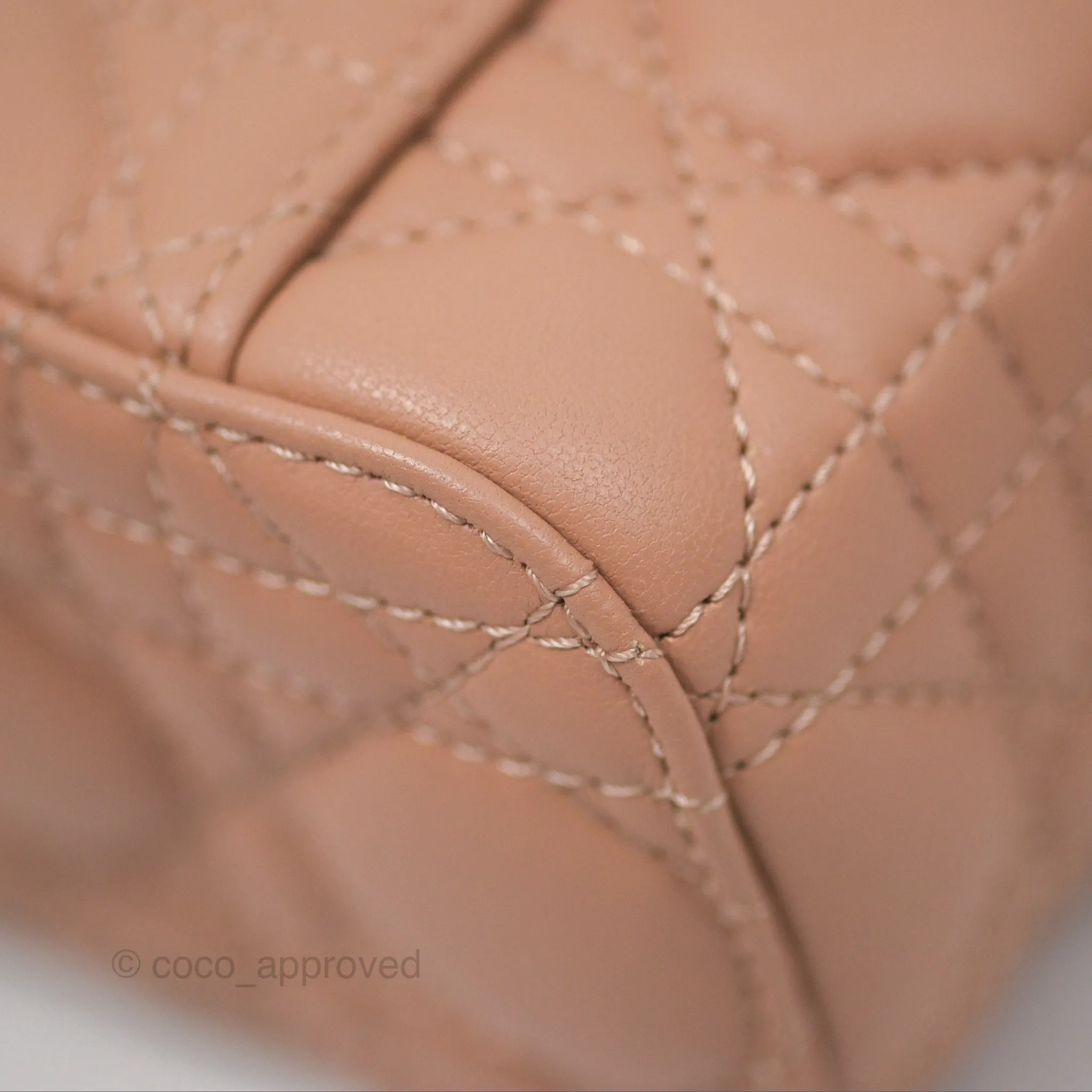 Christian Dior Micro Lady Dior Vanity Case Pink Cannage Lambskin
