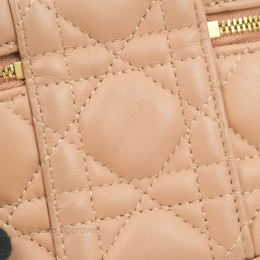Christian Dior Micro Lady Dior Vanity Case Pink Cannage Lambskin