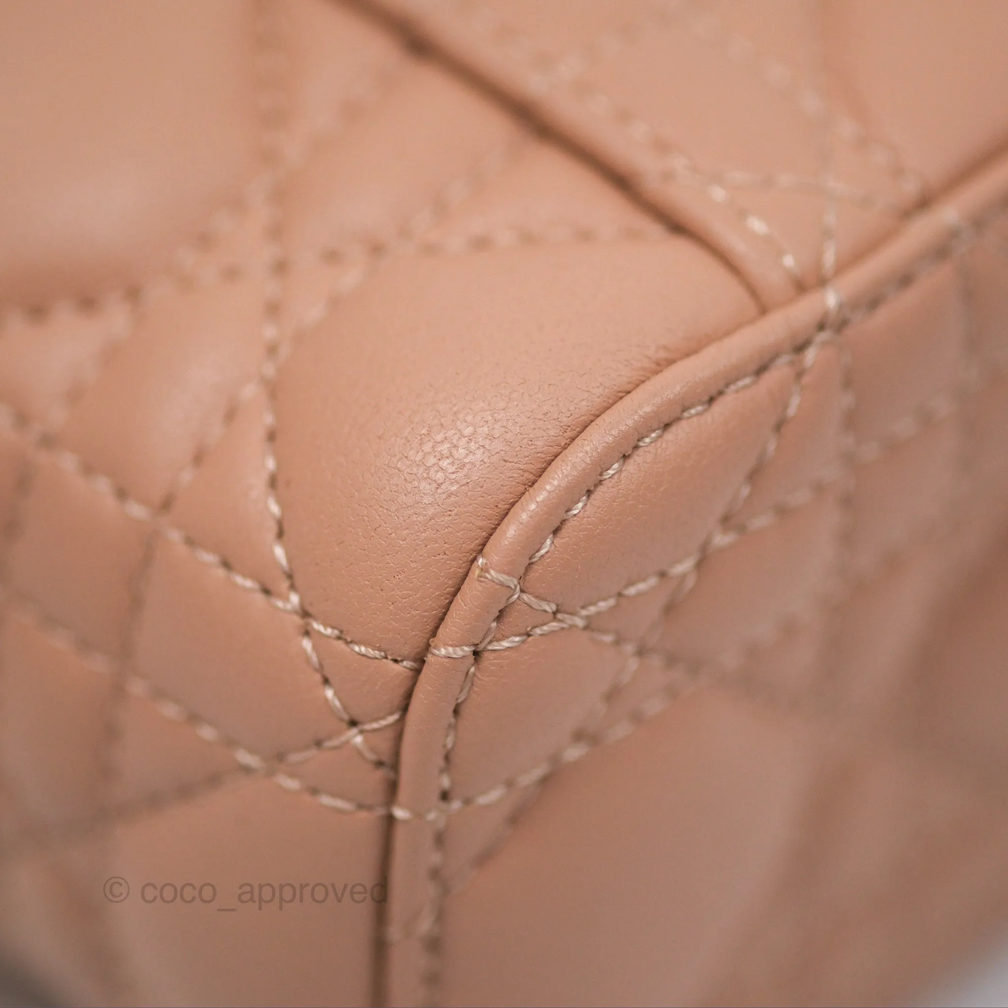 Christian Dior Micro Lady Dior Vanity Case Pink Cannage Lambskin