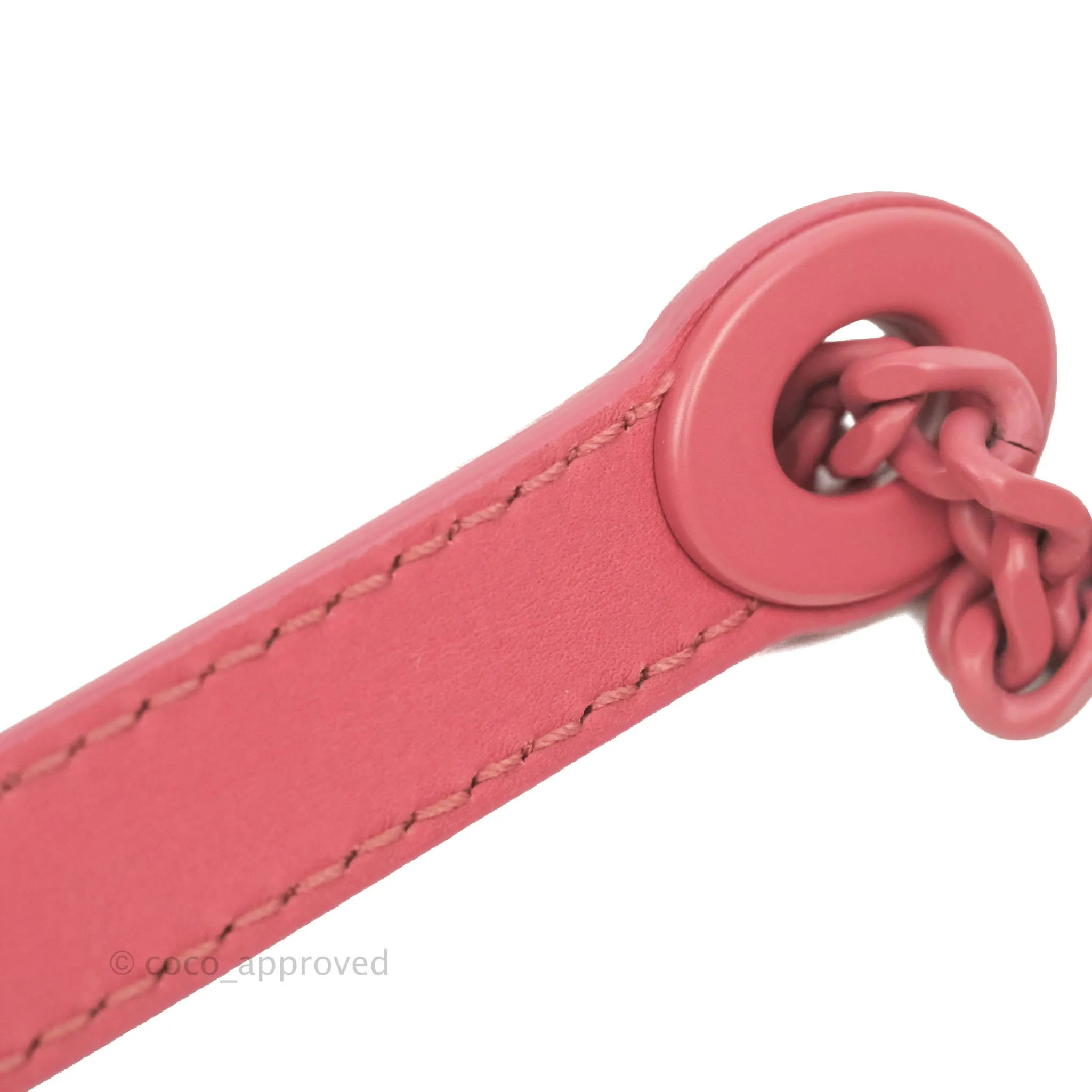 Christian Dior Mini Cannage Lady Dior Dark Pink Matte Pink Hardware