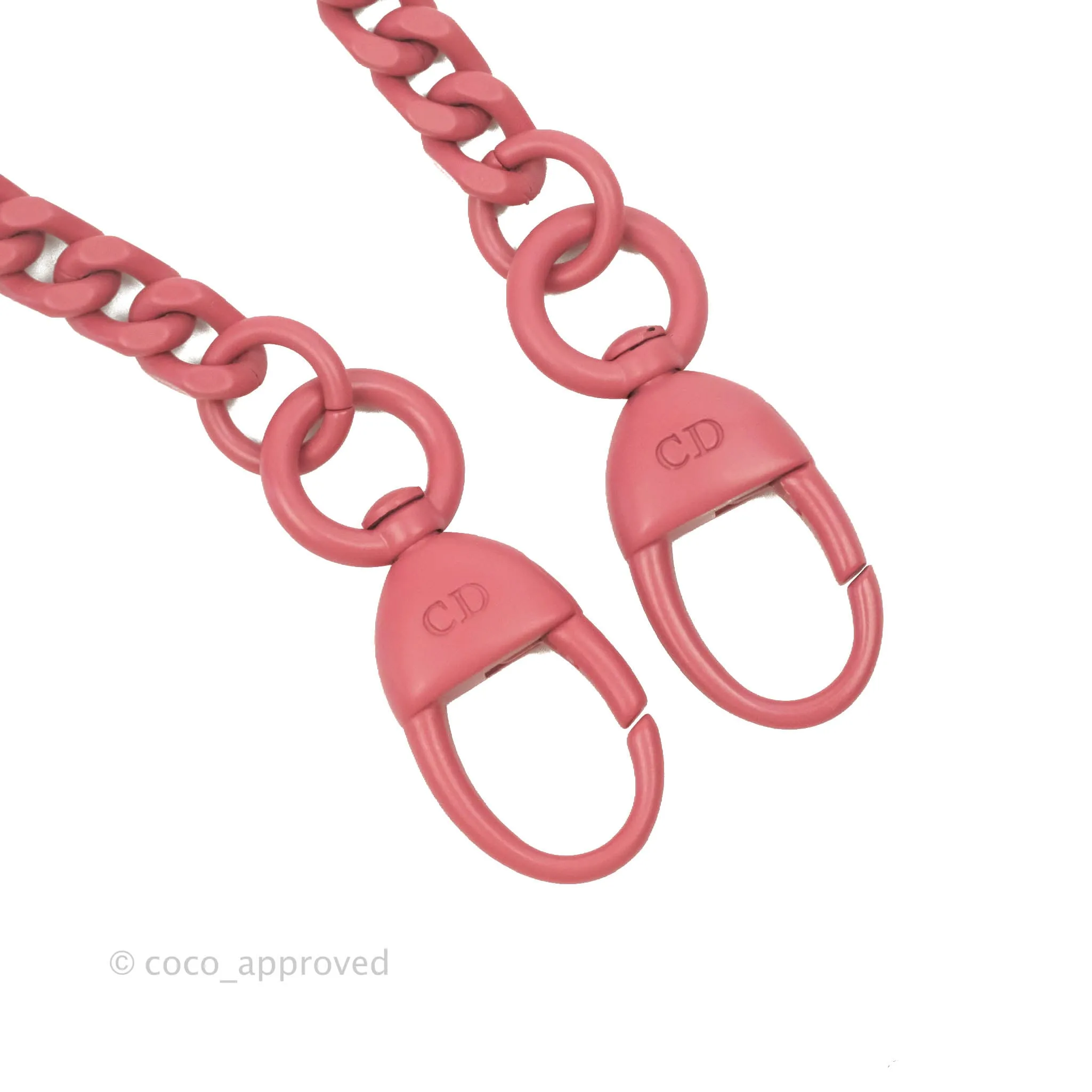 Christian Dior Mini Cannage Lady Dior Dark Pink Matte Pink Hardware