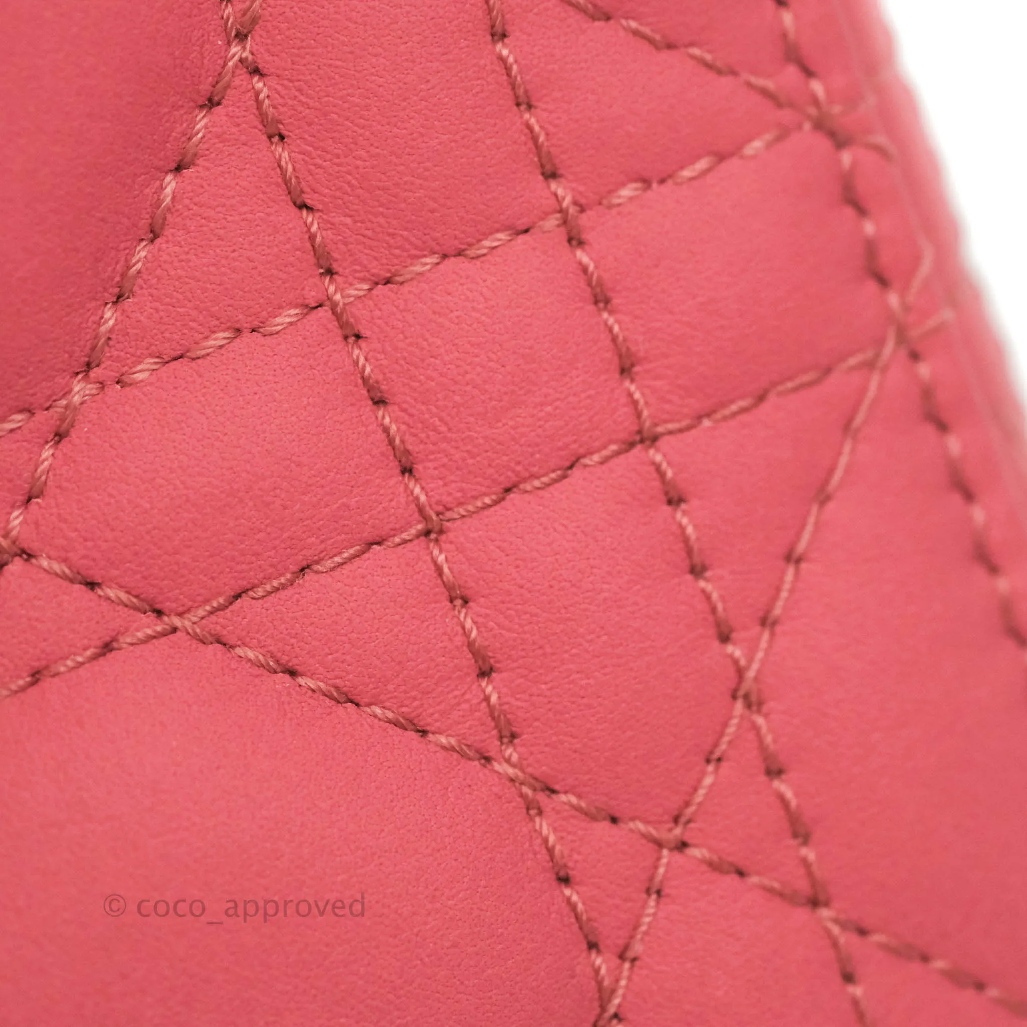 Christian Dior Mini Cannage Lady Dior Dark Pink Matte Pink Hardware