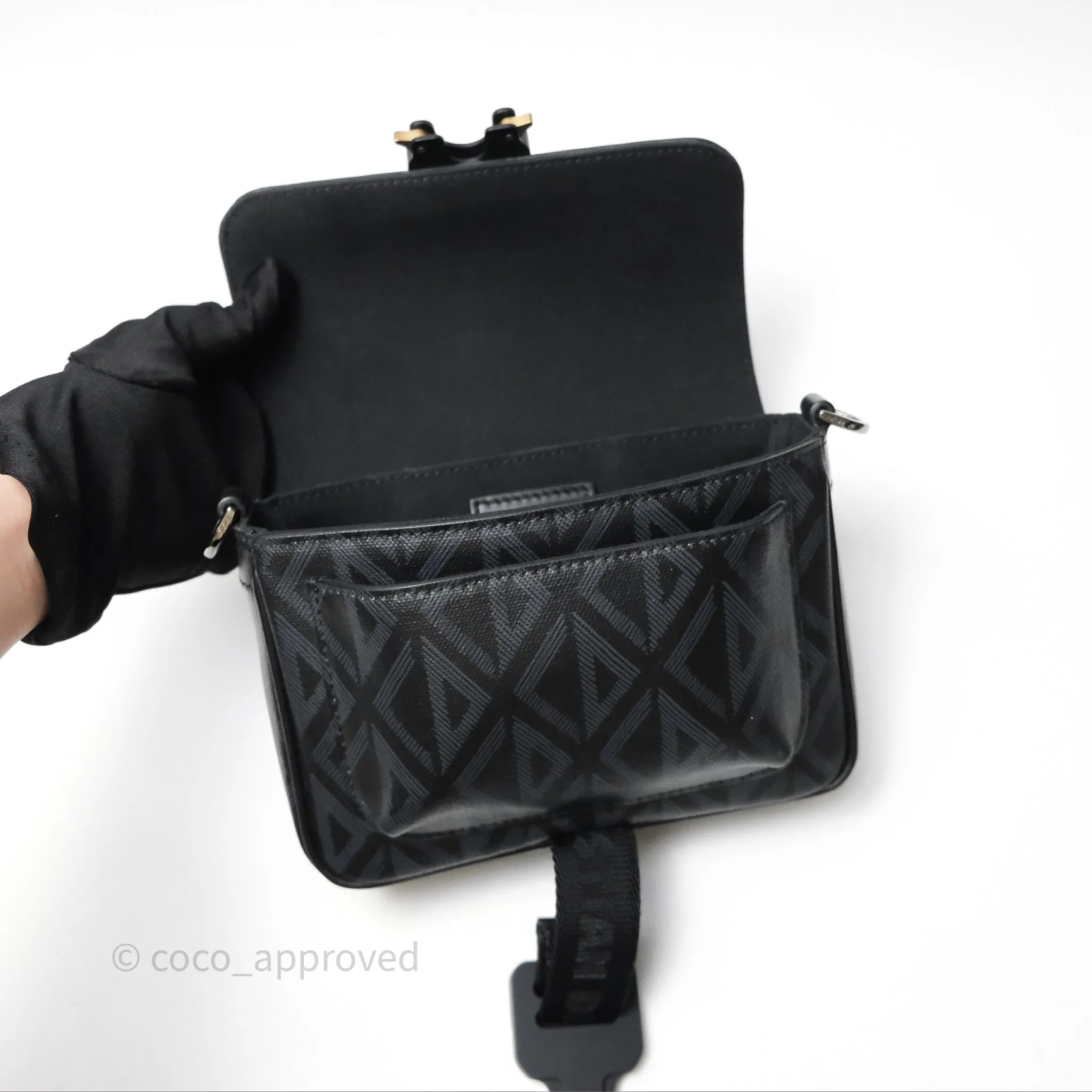 Christian Dior Mini Dior Hit the Road Messenger Flag Bag