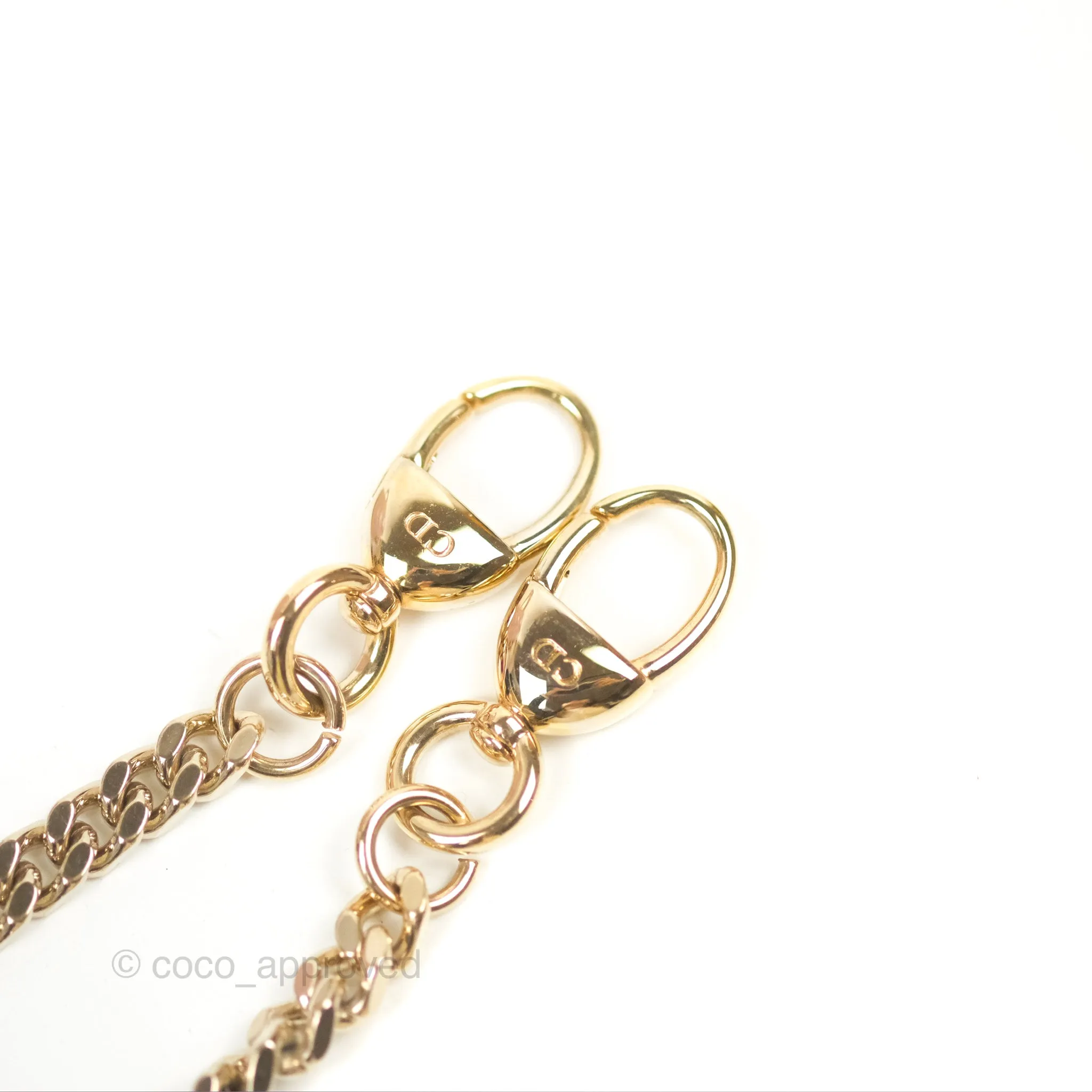 Christian Dior Mini Lady Dior Iridescent Light Pink Cannage Gold Hardware