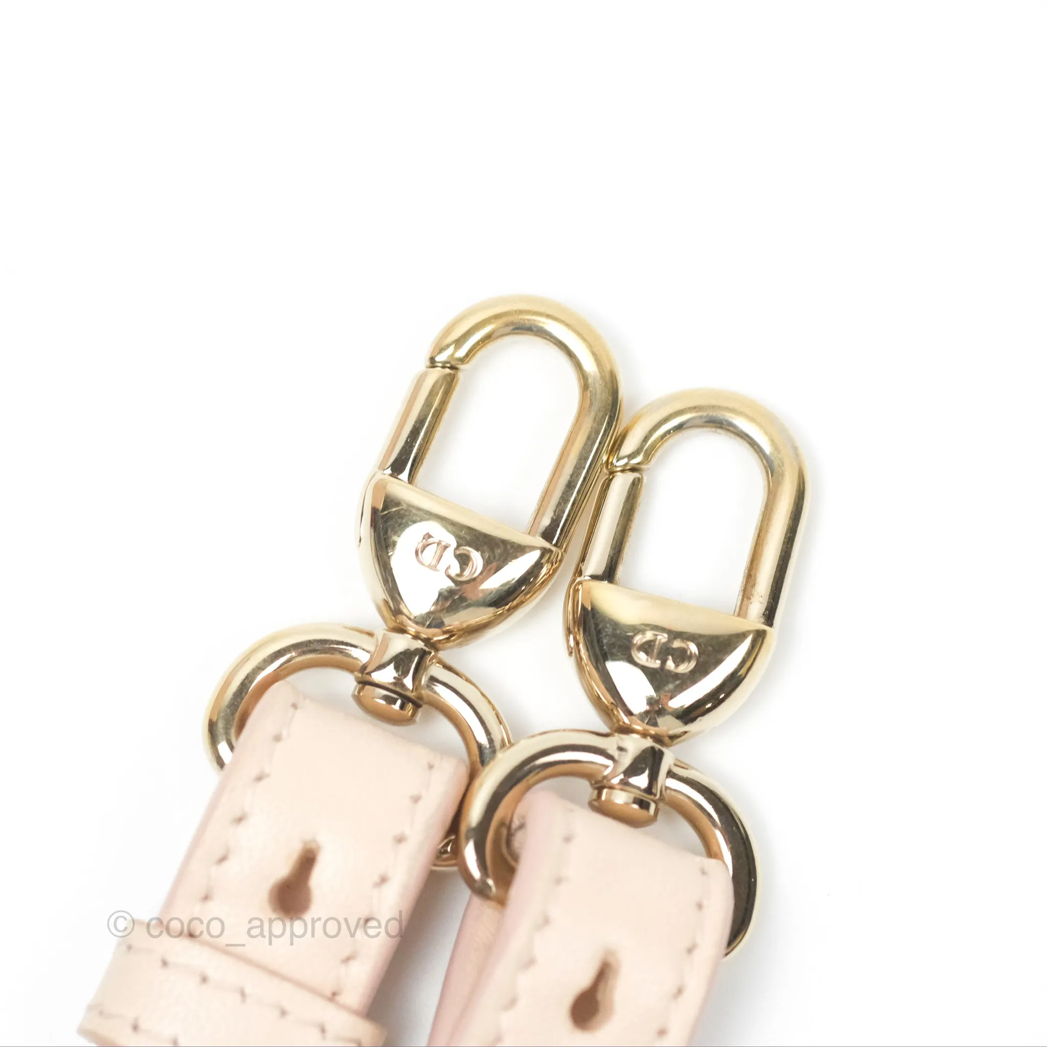 Christian Dior My ABCDior Lady Dior Baby Pink Cannage Lambskin Gold Hardware