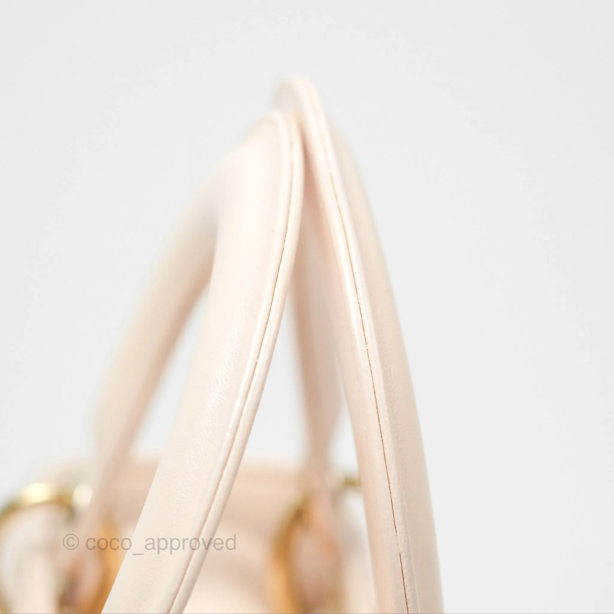 Christian Dior My ABCDior Lady Dior Baby Pink Cannage Lambskin Gold Hardware