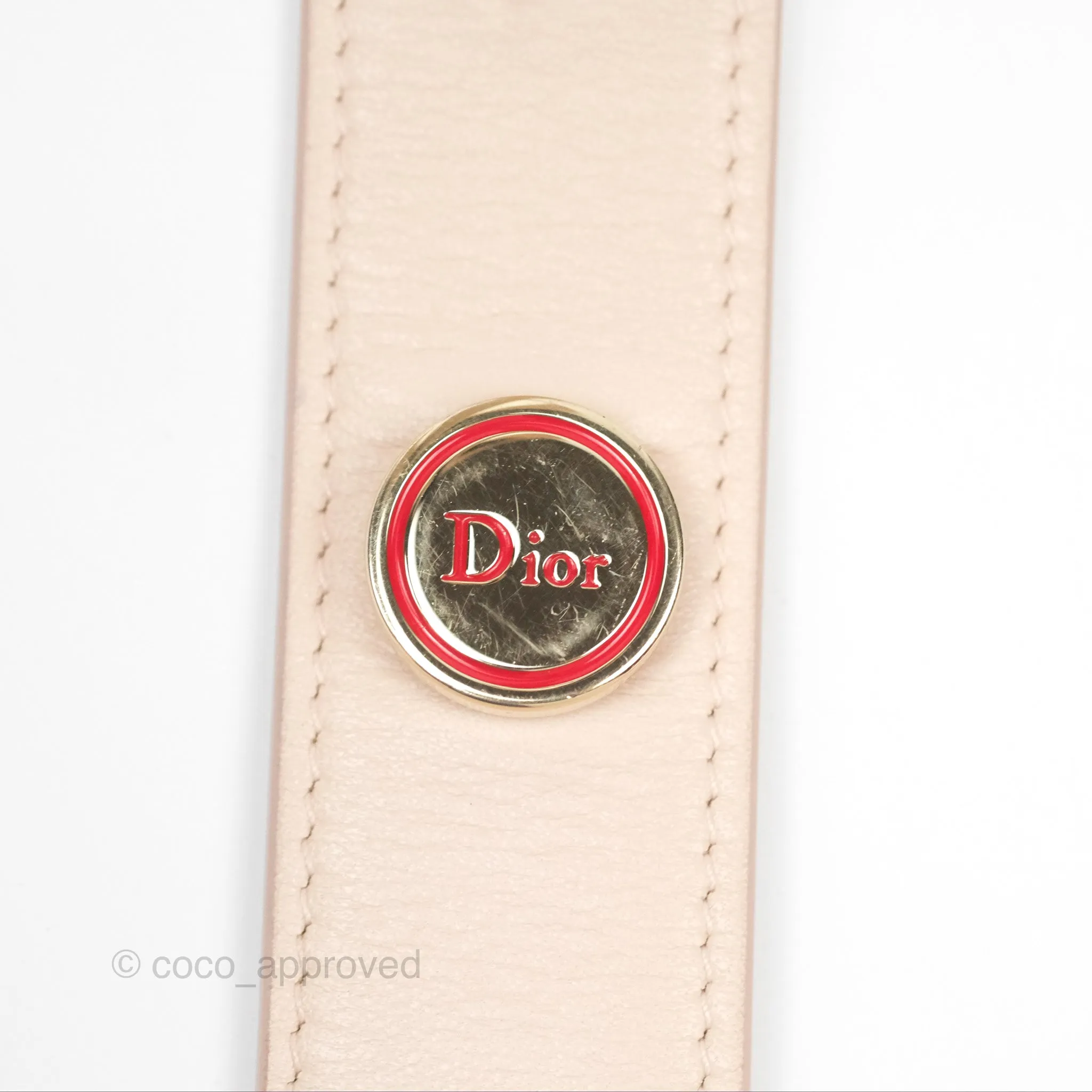 Christian Dior My ABCDior Lady Dior Baby Pink Cannage Lambskin Gold Hardware
