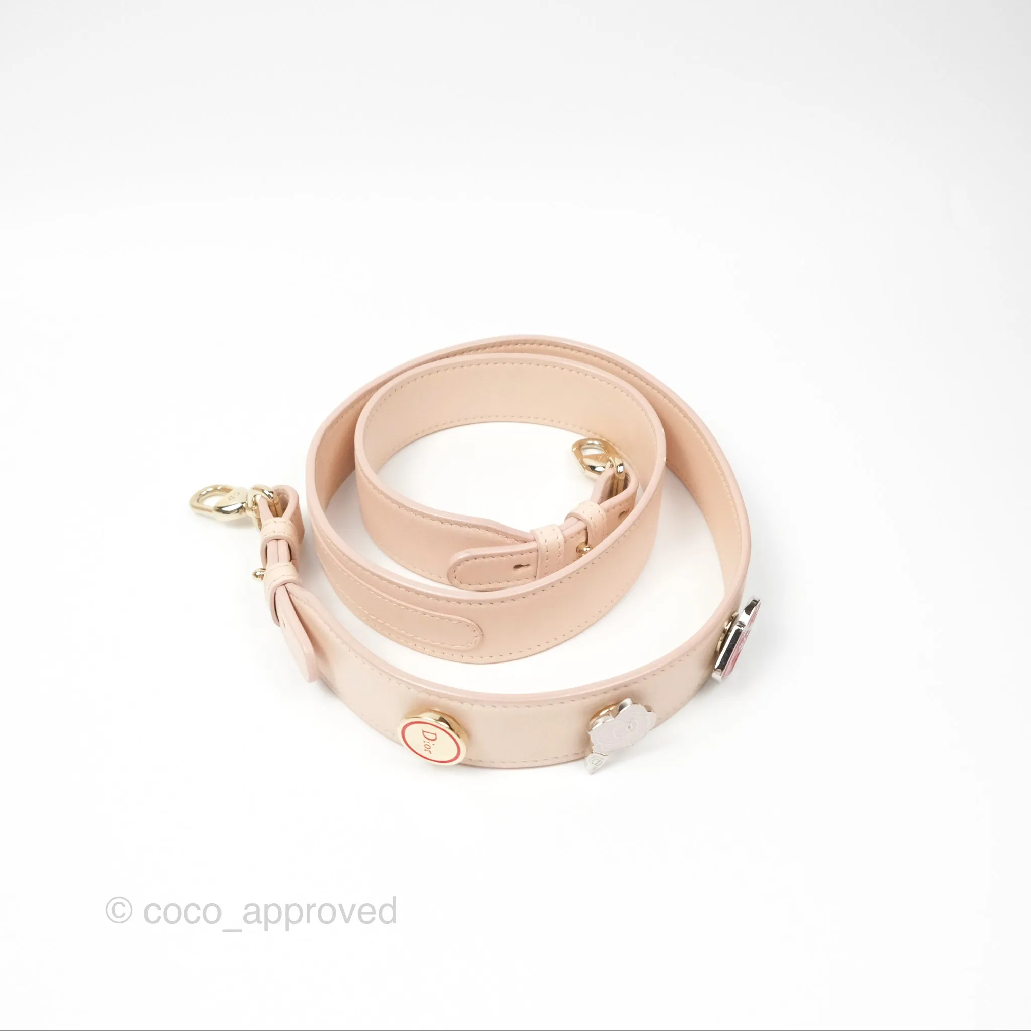 Christian Dior My ABCDior Lady Dior Baby Pink Cannage Lambskin Gold Hardware
