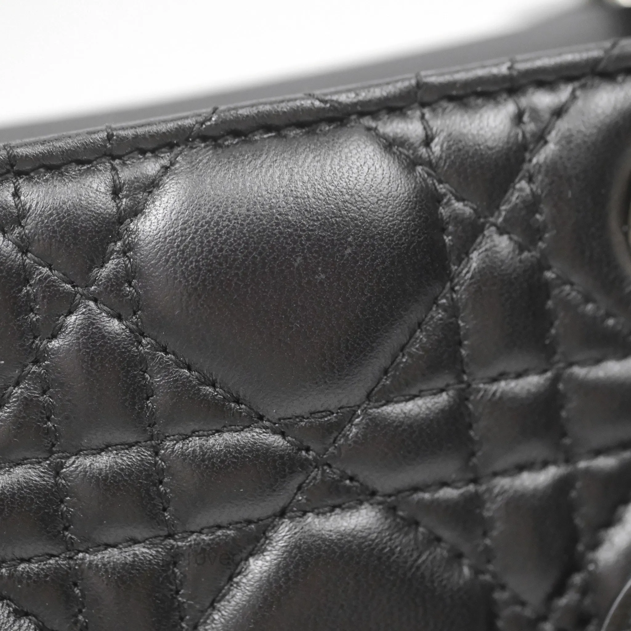 Christian Dior My ABCDior Lady Dior Black Lambskin Silver Hardware
