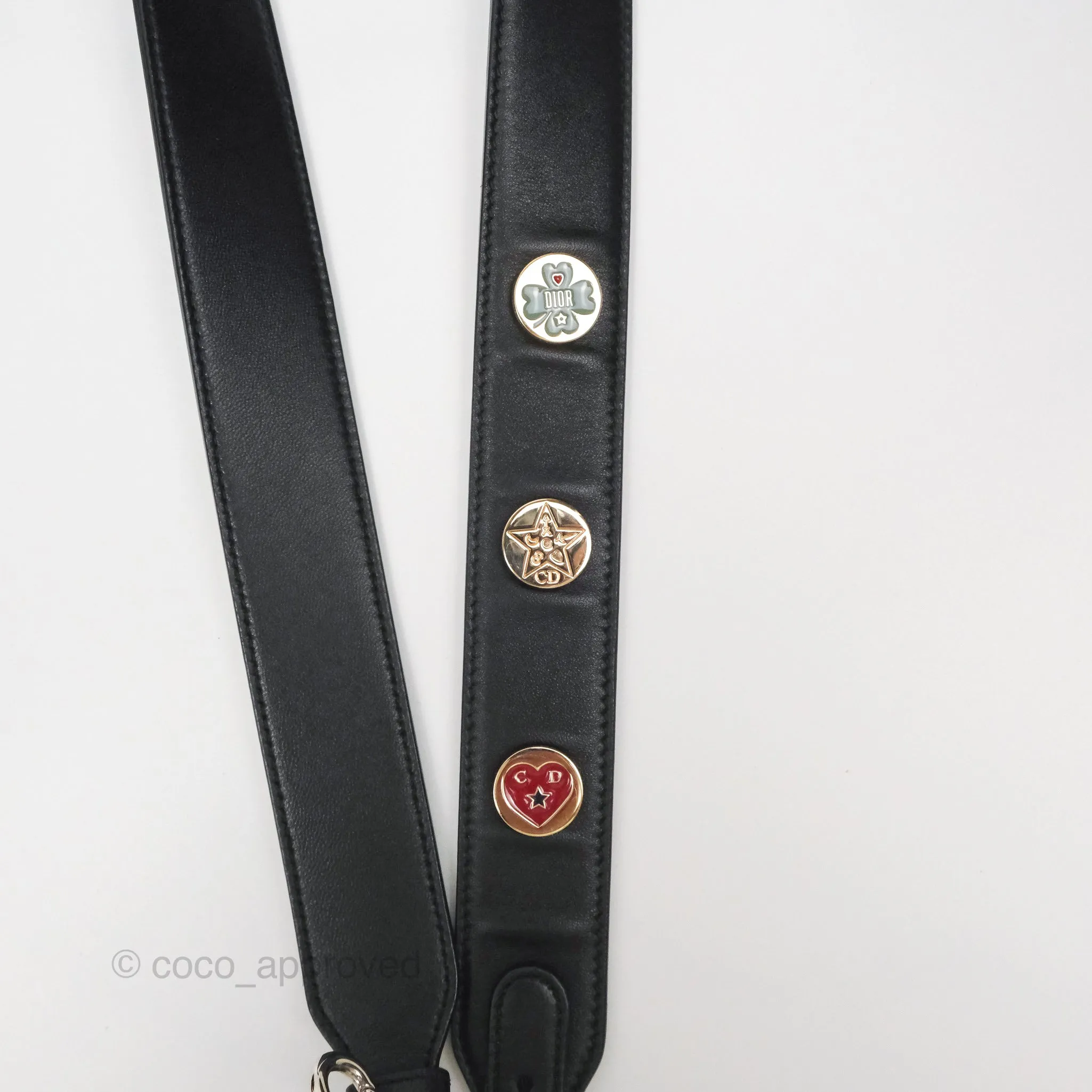 Christian Dior My ABCDior Lady Dior Black Lambskin Silver Hardware