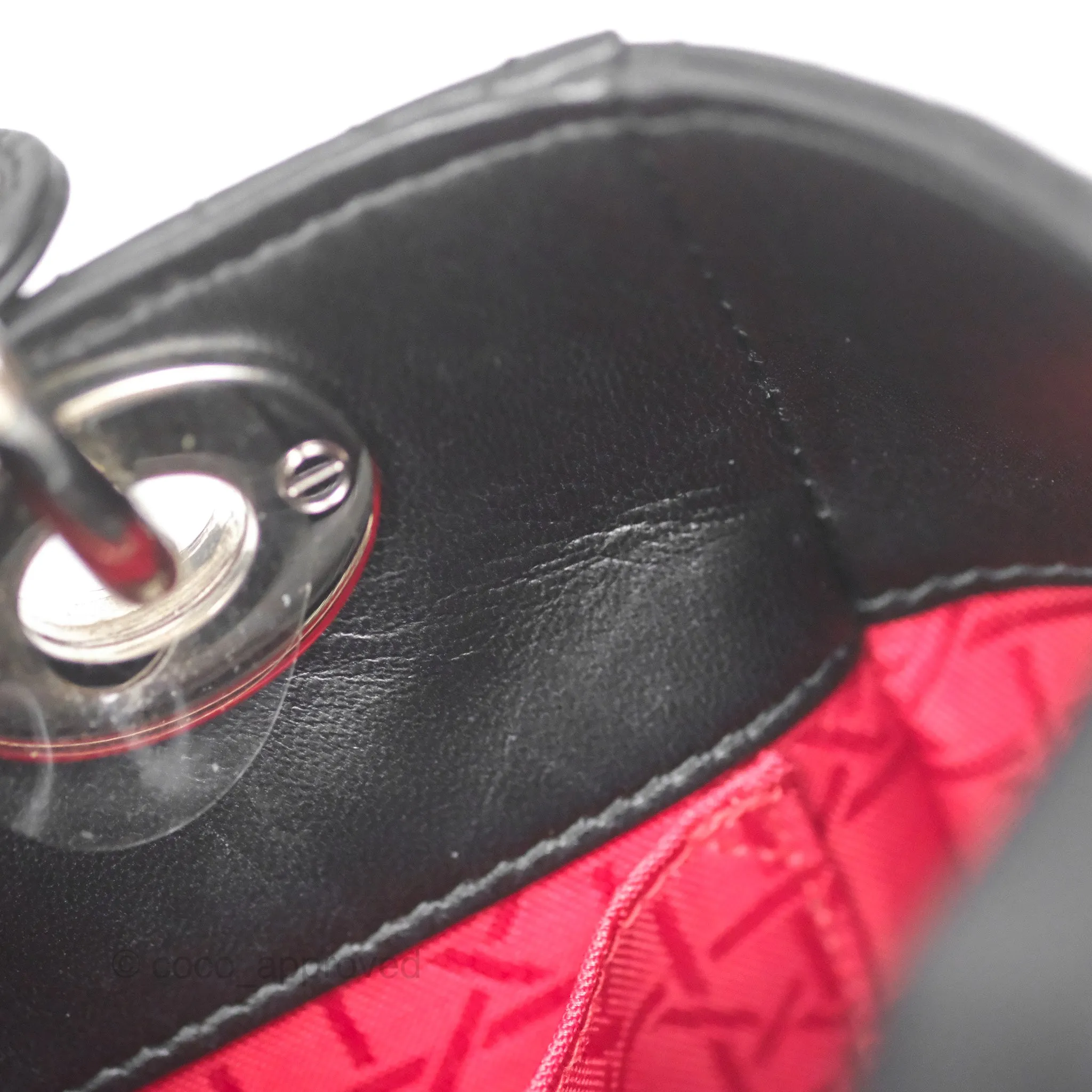 Christian Dior My ABCDior Lady Dior Black Lambskin Silver Hardware