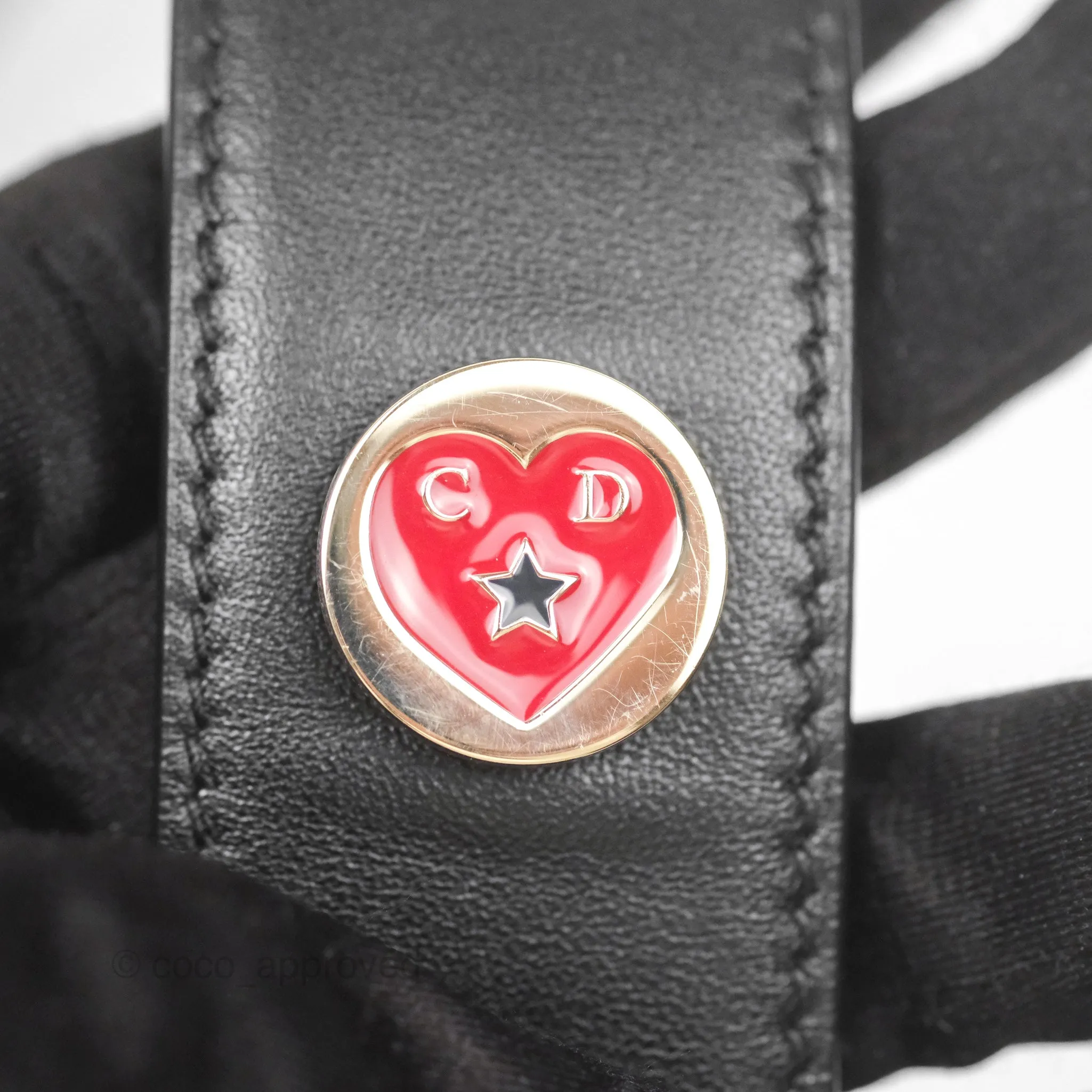 Christian Dior My ABCDior Lady Dior Black Lambskin Silver Hardware