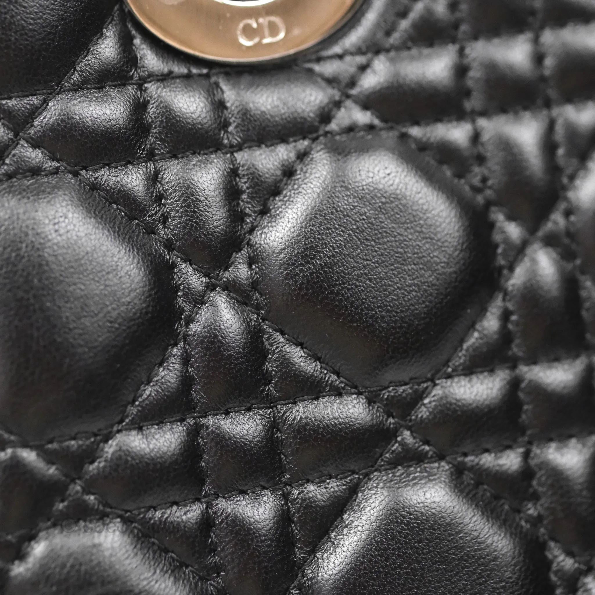 Christian Dior My ABCDior Lady Dior Black Lambskin Silver Hardware