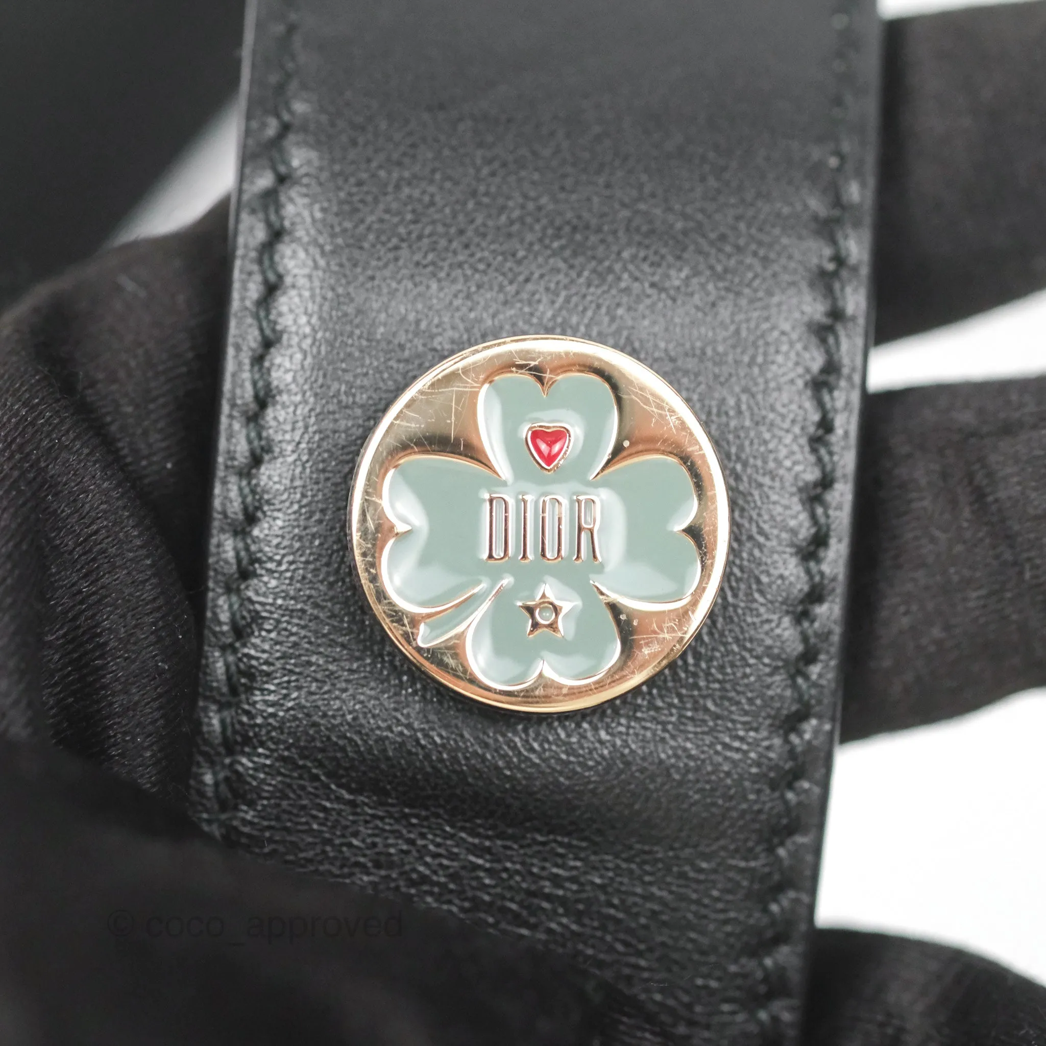 Christian Dior My ABCDior Lady Dior Black Lambskin Silver Hardware