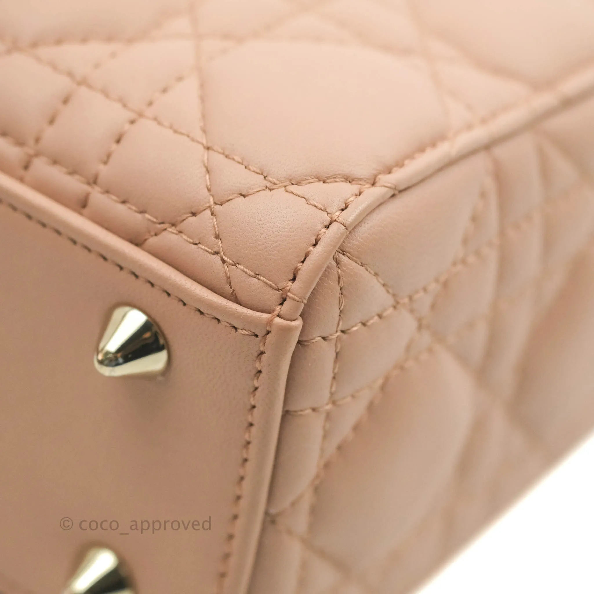 Christian Dior My ABCDior Lady Dior Fard Blush Lambskin Gold Hardware