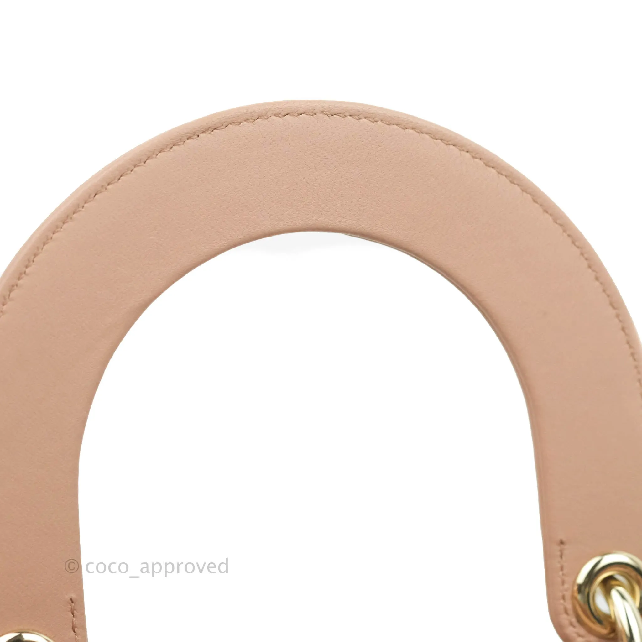 Christian Dior My ABCDior Lady Dior Fard Blush Lambskin Gold Hardware