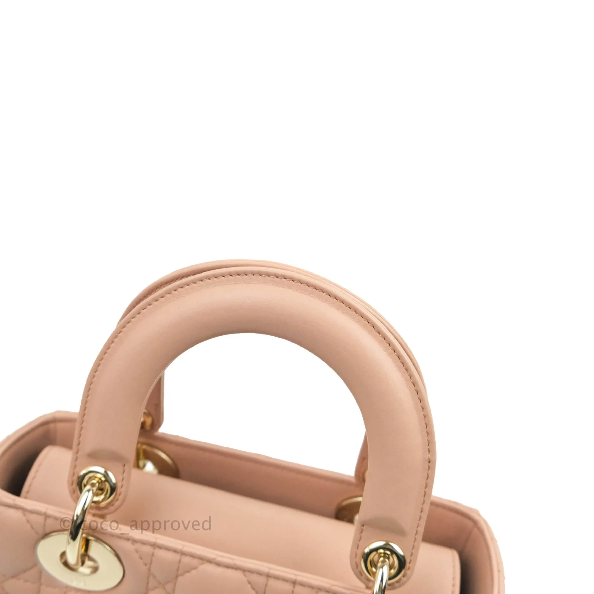 Christian Dior My ABCDior Lady Dior Fard Blush Lambskin Gold Hardware