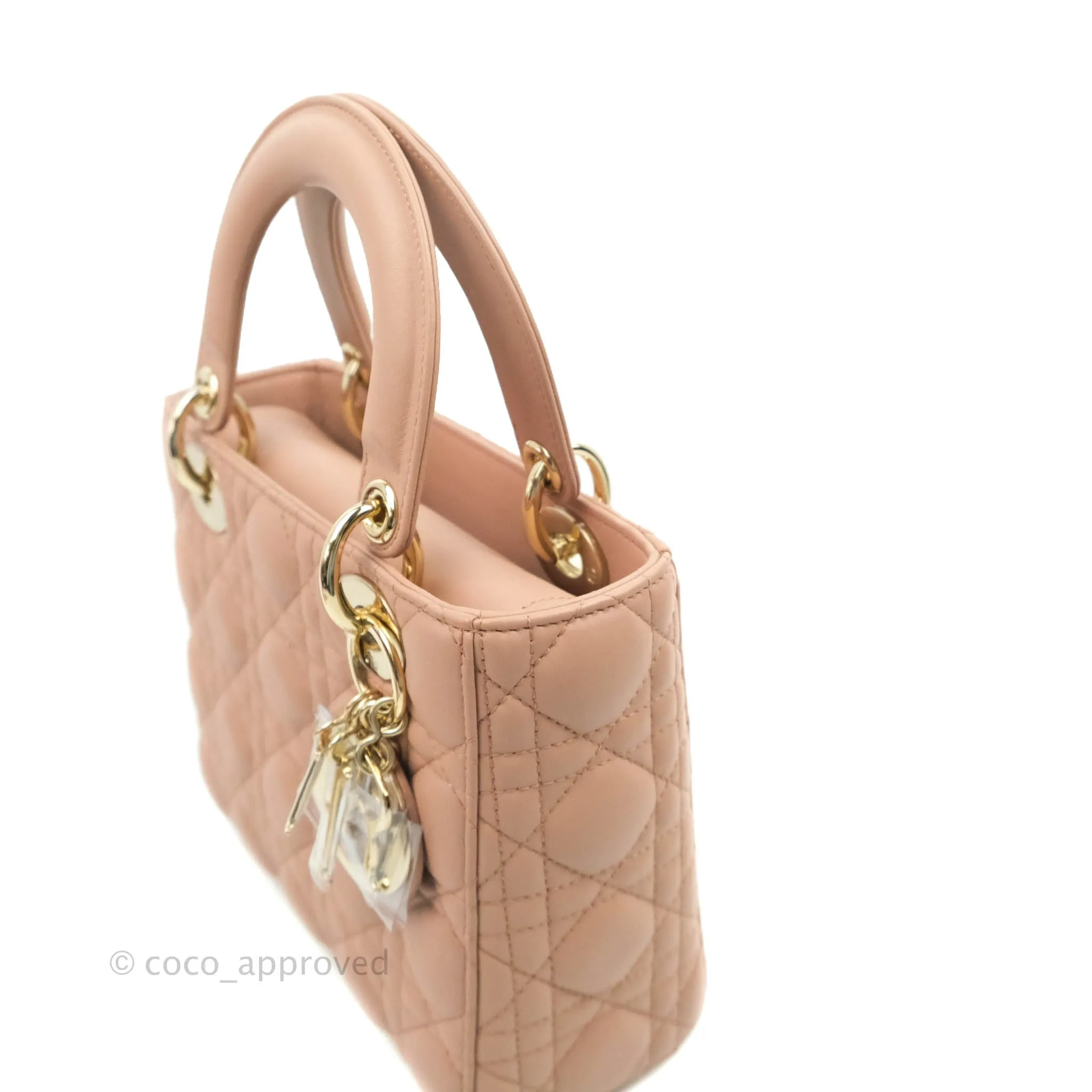 Christian Dior My ABCDior Lady Dior Fard Blush Lambskin Gold Hardware