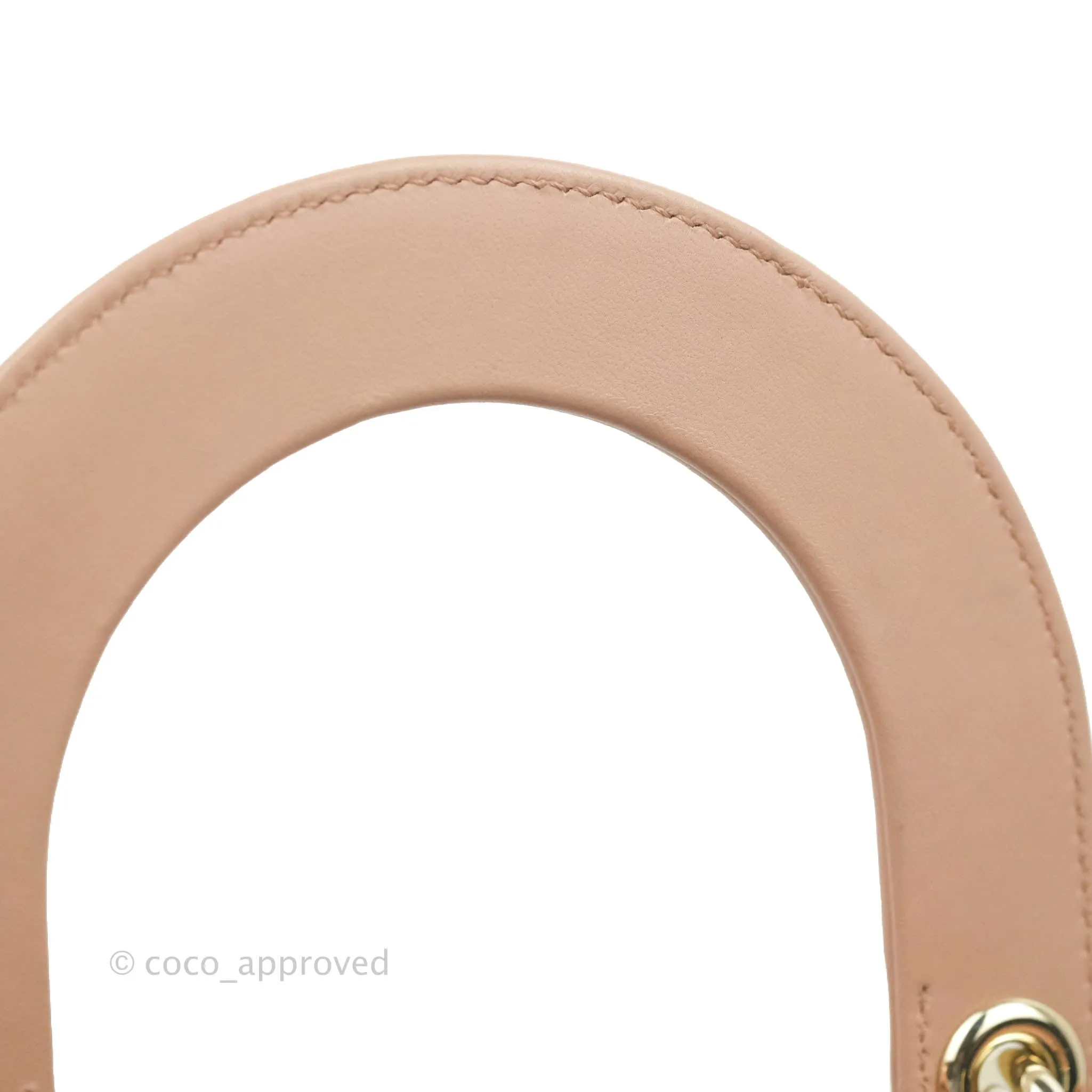 Christian Dior My ABCDior Lady Dior Fard Blush Lambskin Gold Hardware