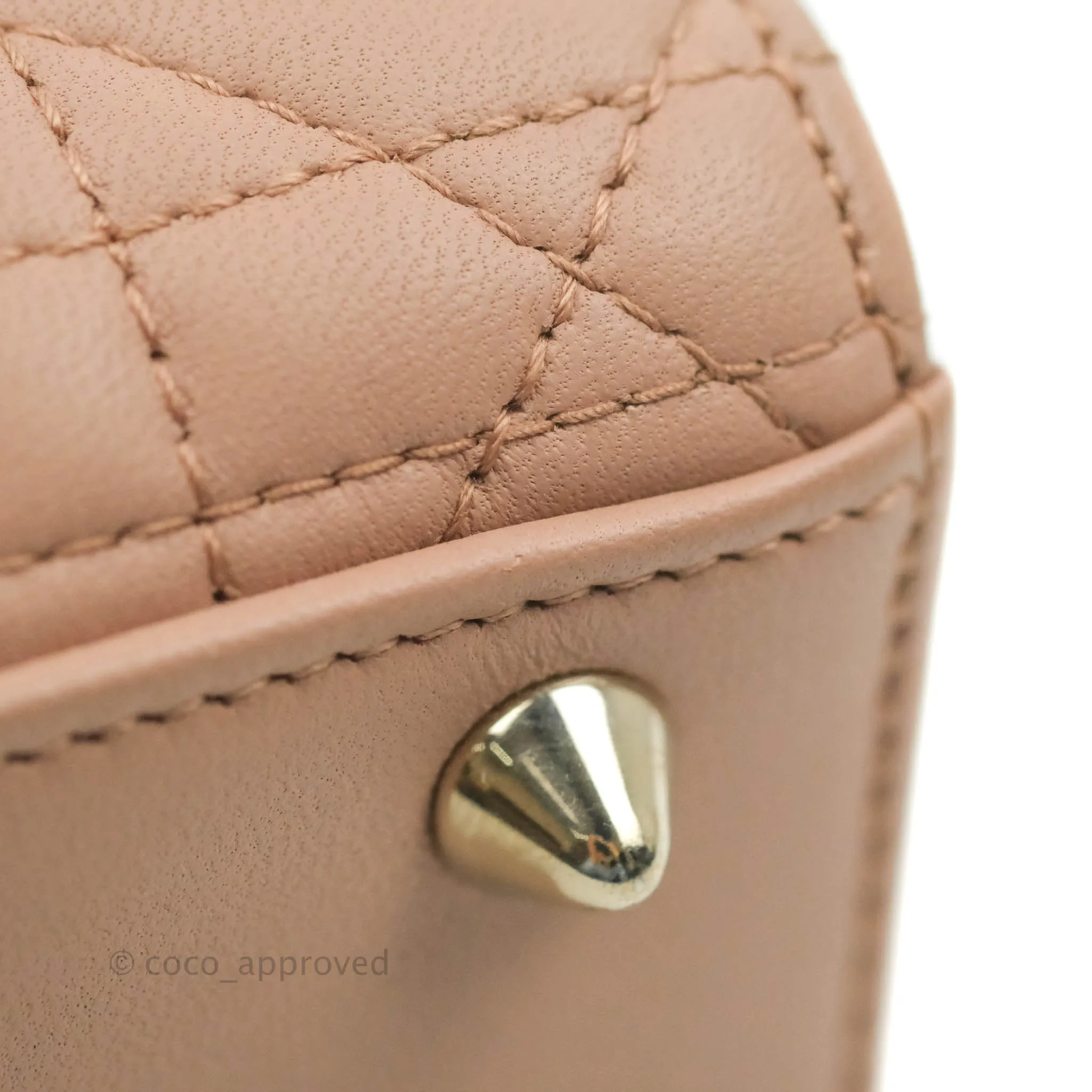 Christian Dior My ABCDior Lady Dior Fard Blush Lambskin Gold Hardware
