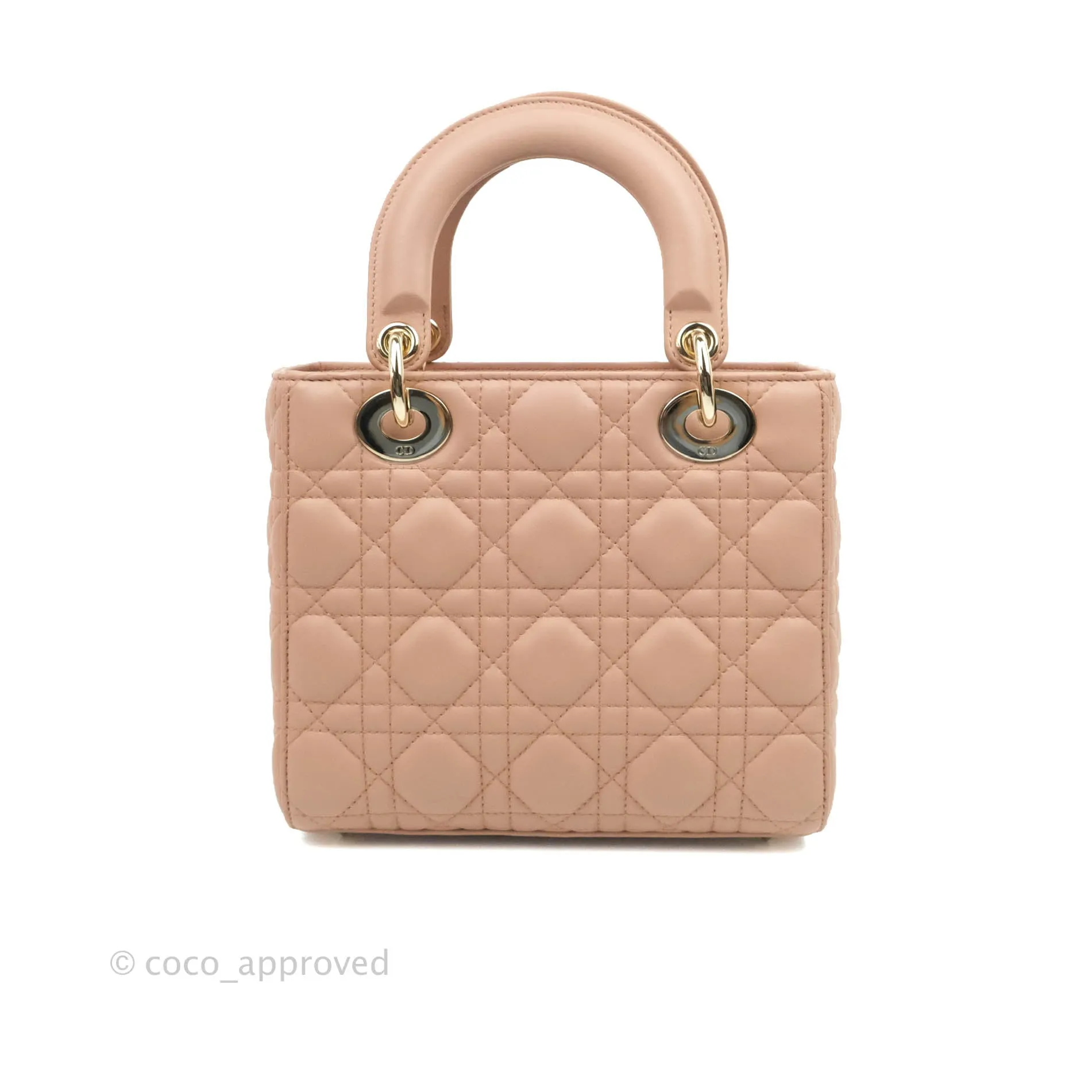 Christian Dior My ABCDior Lady Dior Fard Blush Lambskin Gold Hardware