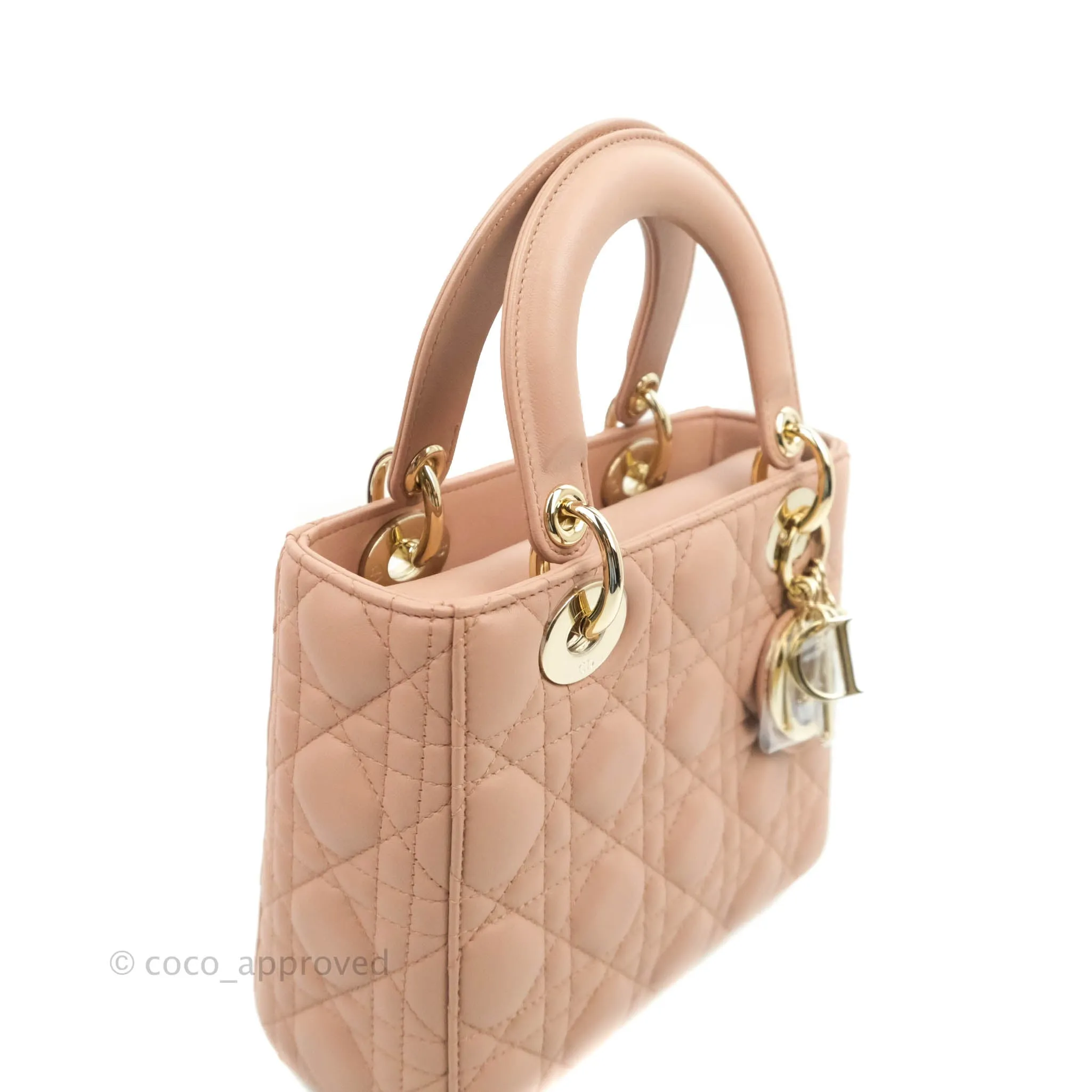 Christian Dior My ABCDior Lady Dior Fard Blush Lambskin Gold Hardware