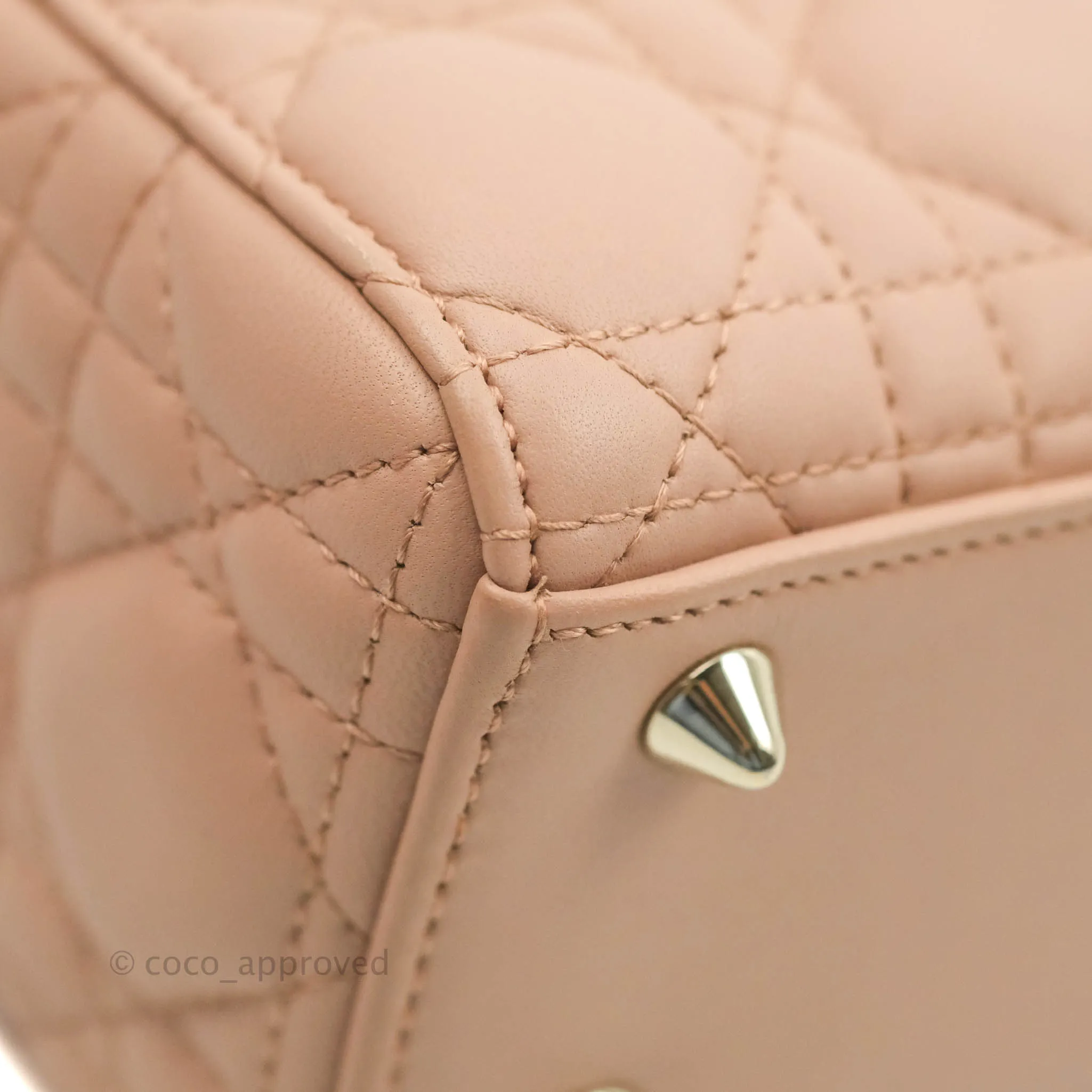 Christian Dior My ABCDior Lady Dior Fard Blush Lambskin Gold Hardware
