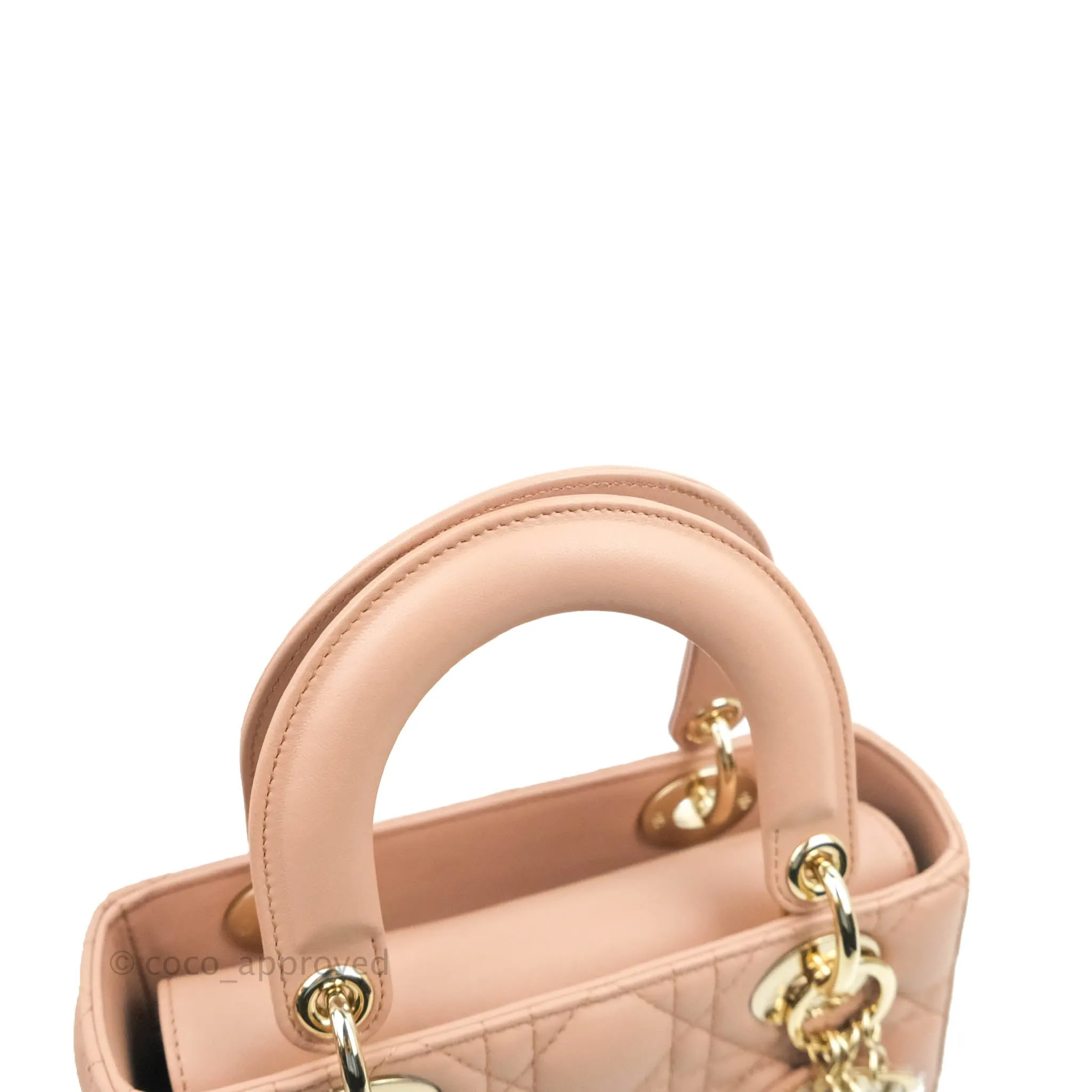 Christian Dior My ABCDior Lady Dior Fard Blush Lambskin Gold Hardware