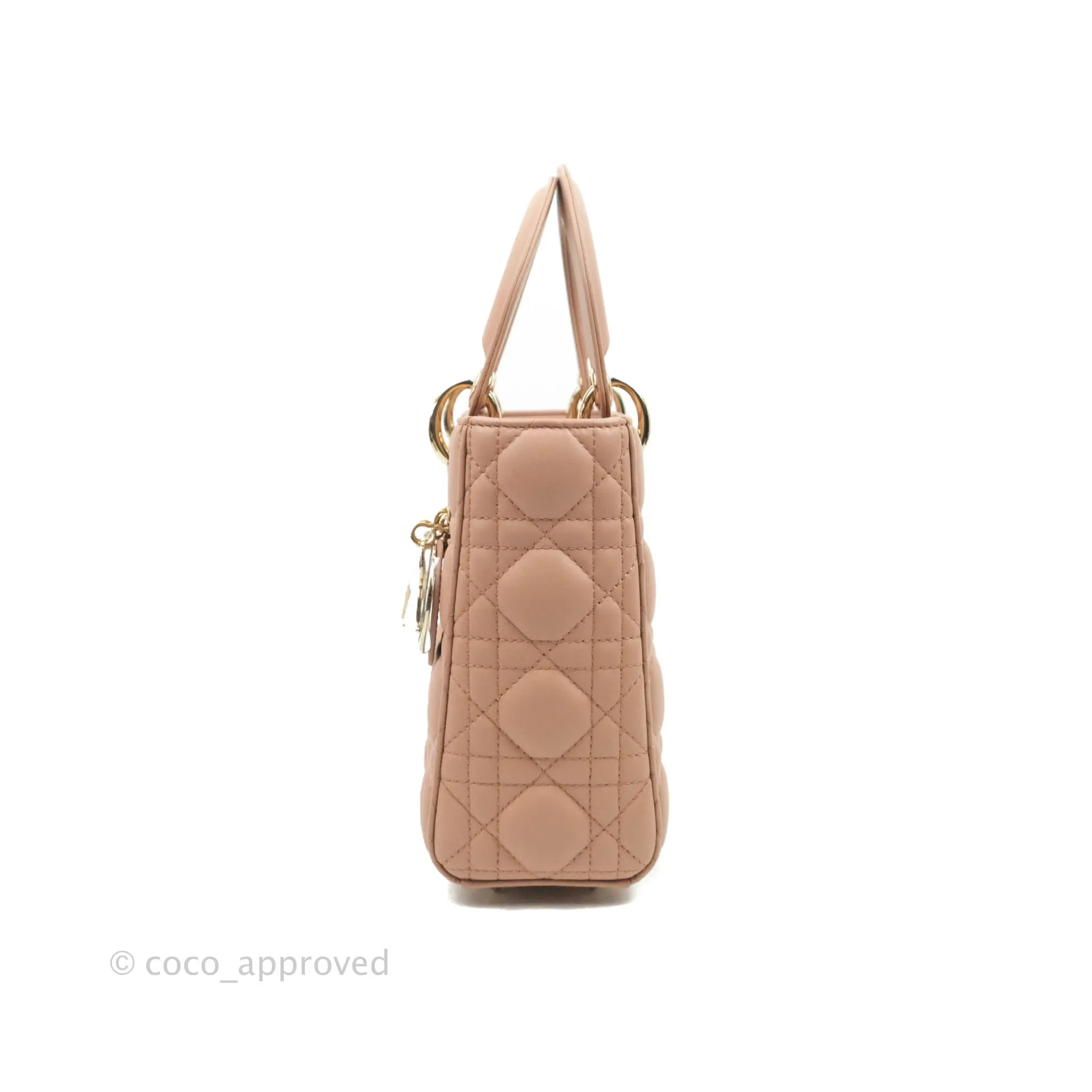 Christian Dior My ABCDior Lady Dior Fard Blush Lambskin Gold Hardware