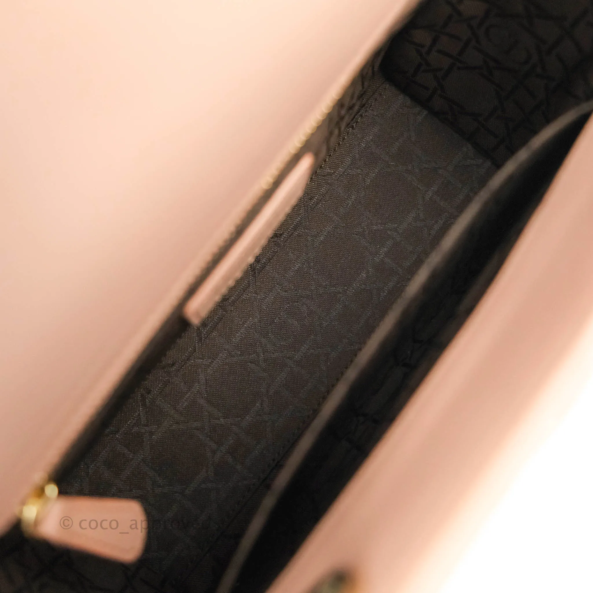 Christian Dior My ABCDior Lady Dior Fard Blush Lambskin Gold Hardware