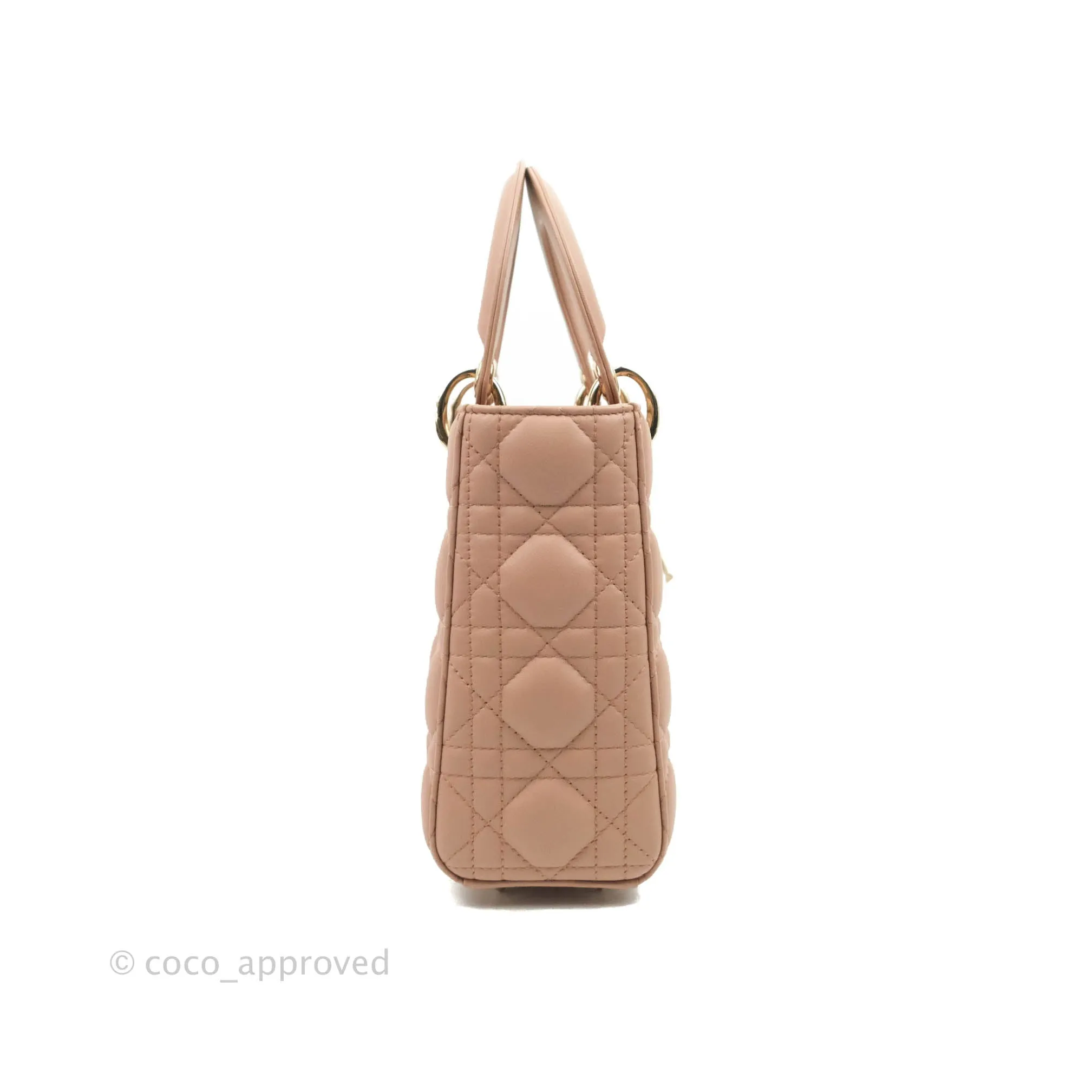 Christian Dior My ABCDior Lady Dior Fard Blush Lambskin Gold Hardware