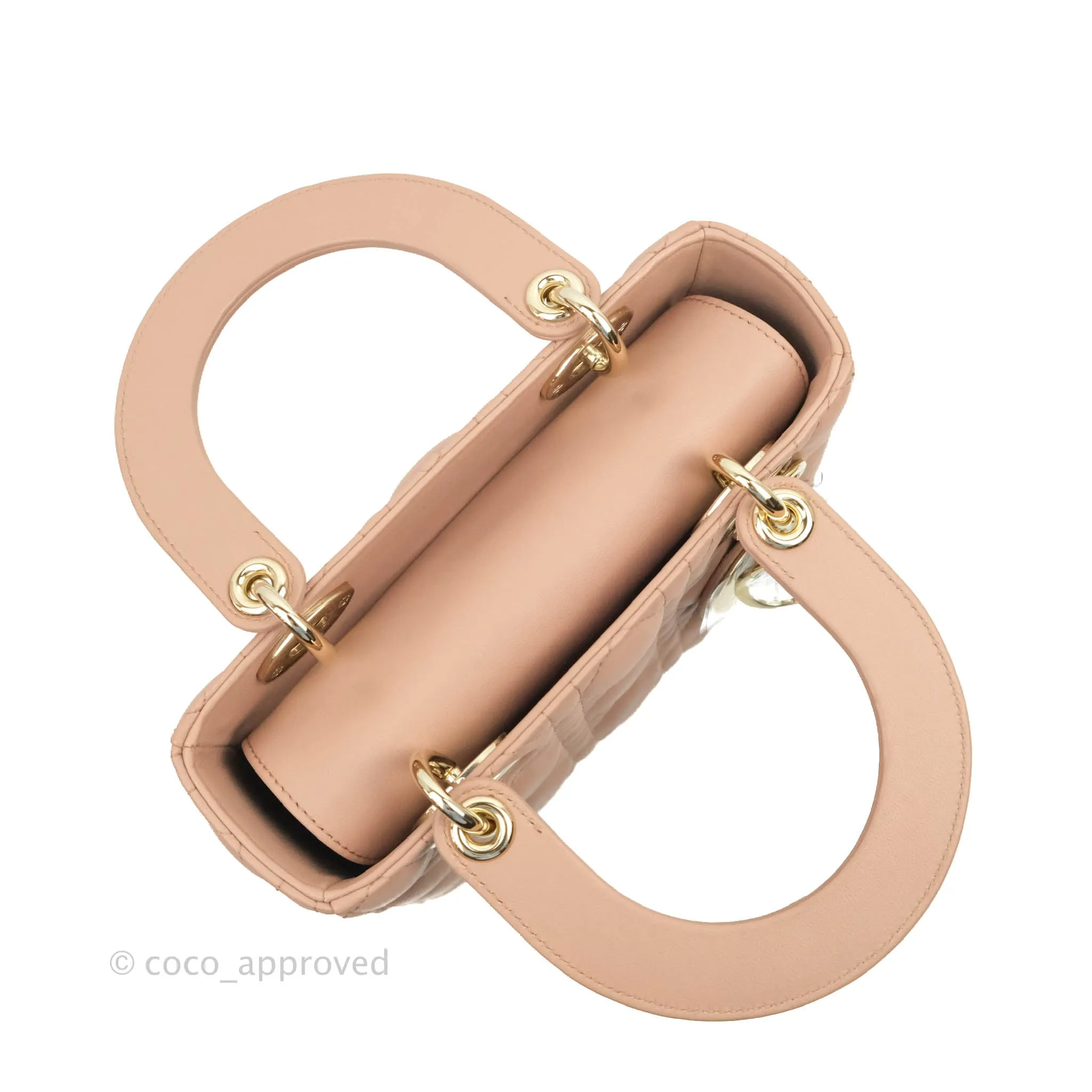 Christian Dior My ABCDior Lady Dior Fard Blush Lambskin Gold Hardware