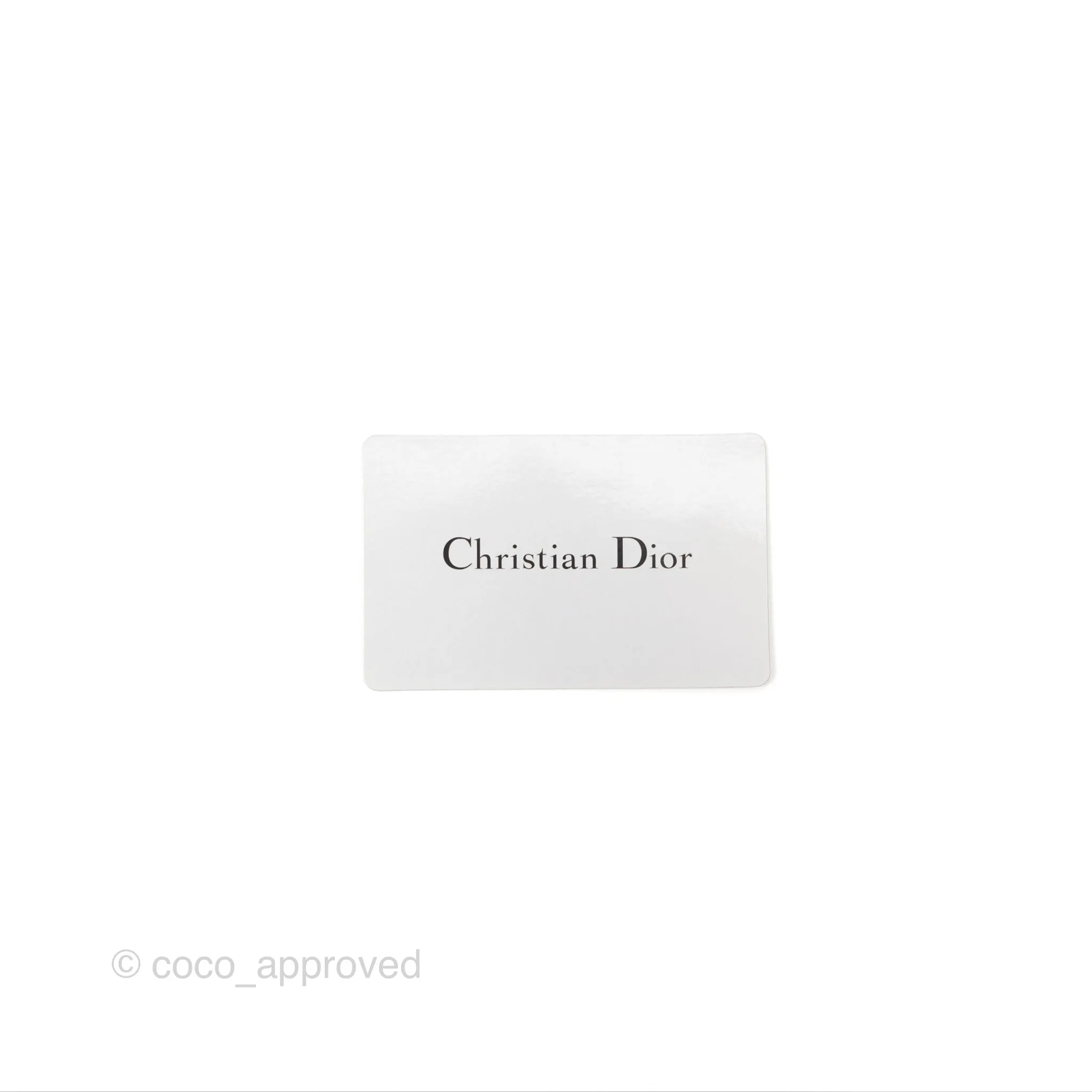 Christian Dior Nano Lady Dior Pouch Cloud Blue Cannage Patent