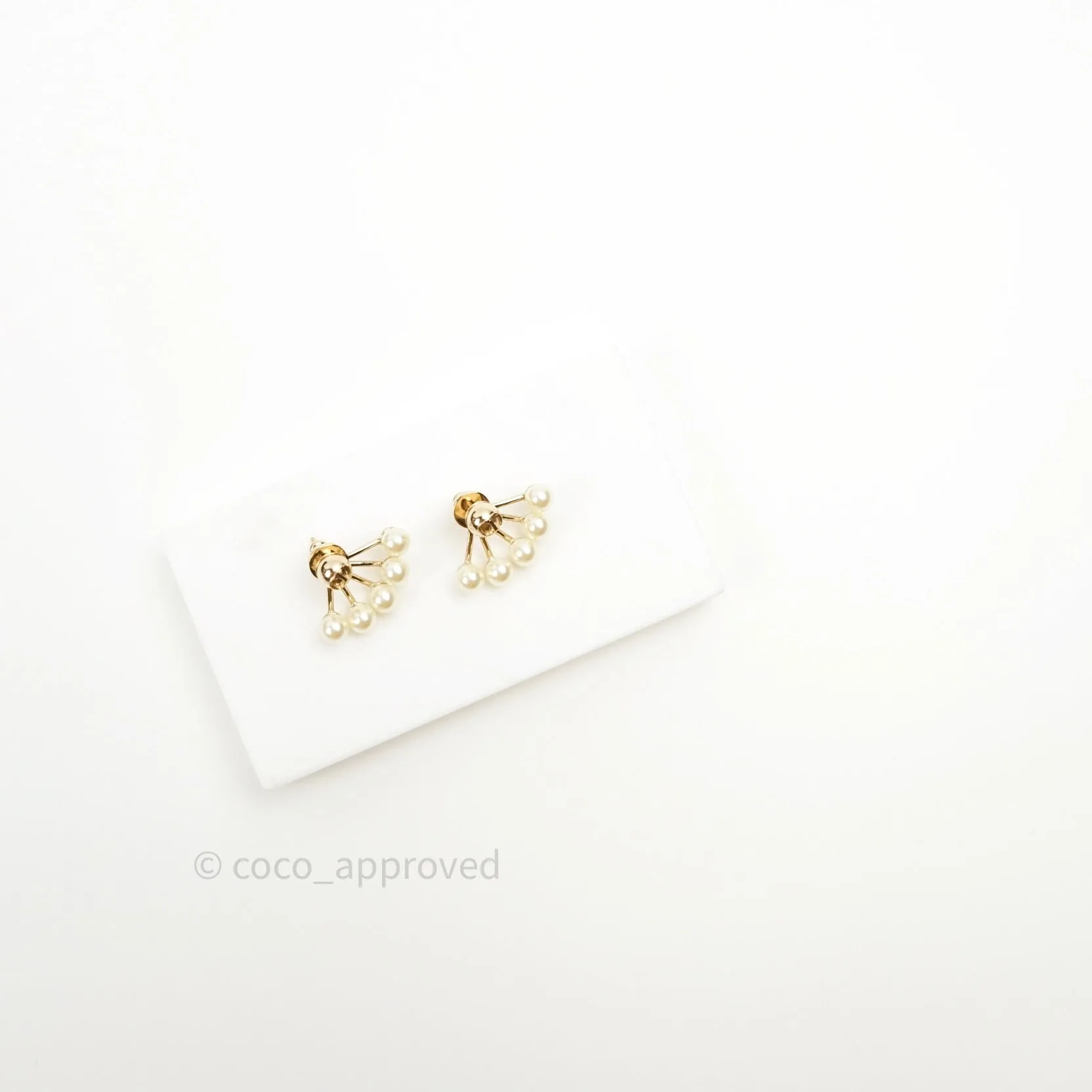 Christian Dior Pearl La Peite Tribale Earrings