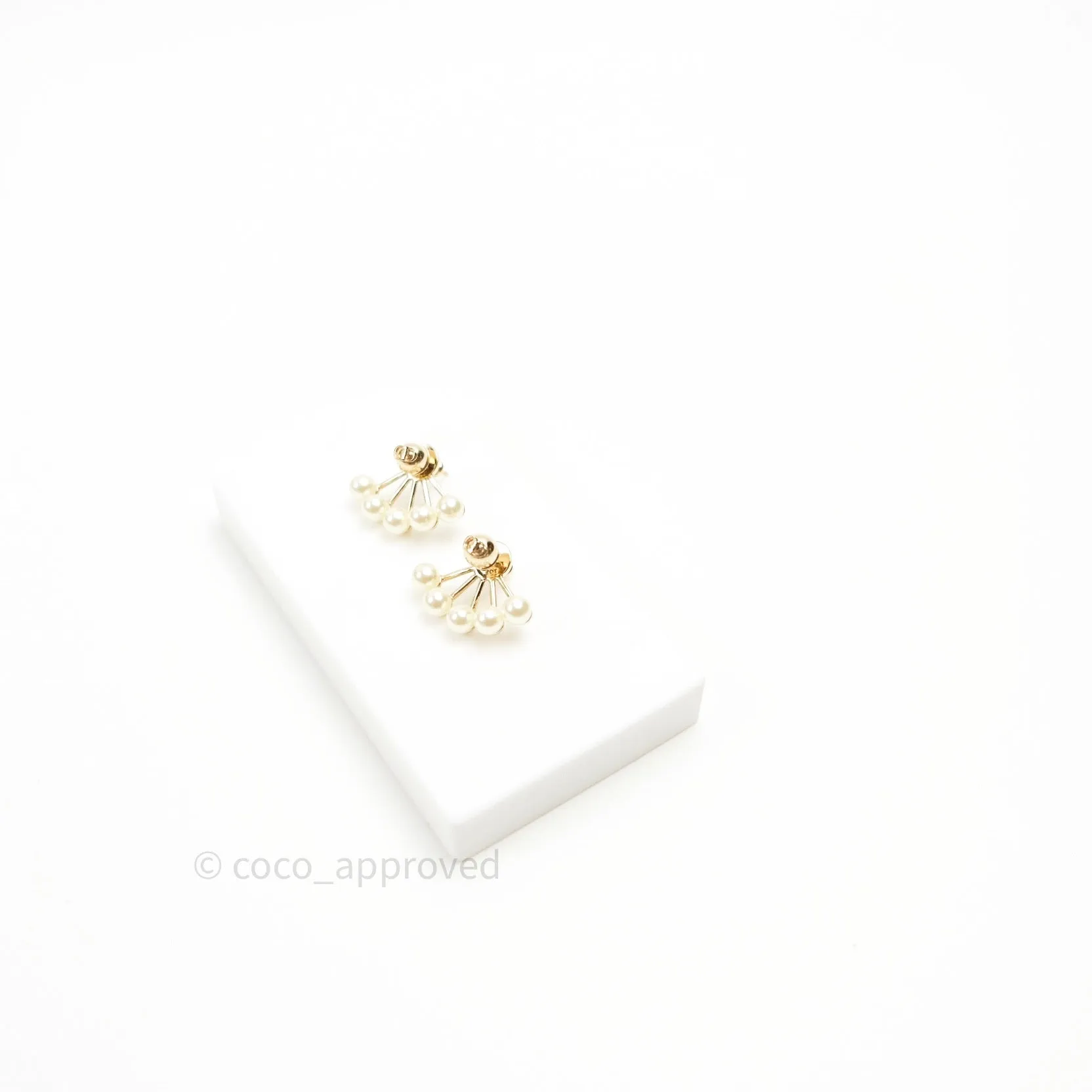 Christian Dior Pearl La Peite Tribale Earrings