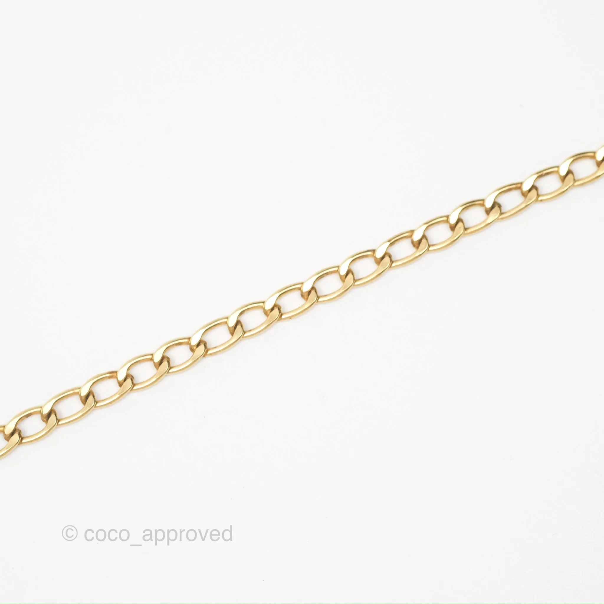 Christian Dior Petit CD Choker Necklace Gold Tone