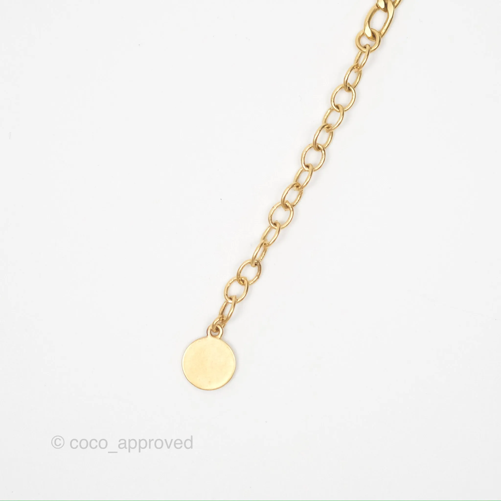 Christian Dior Petit CD Choker Necklace Gold Tone