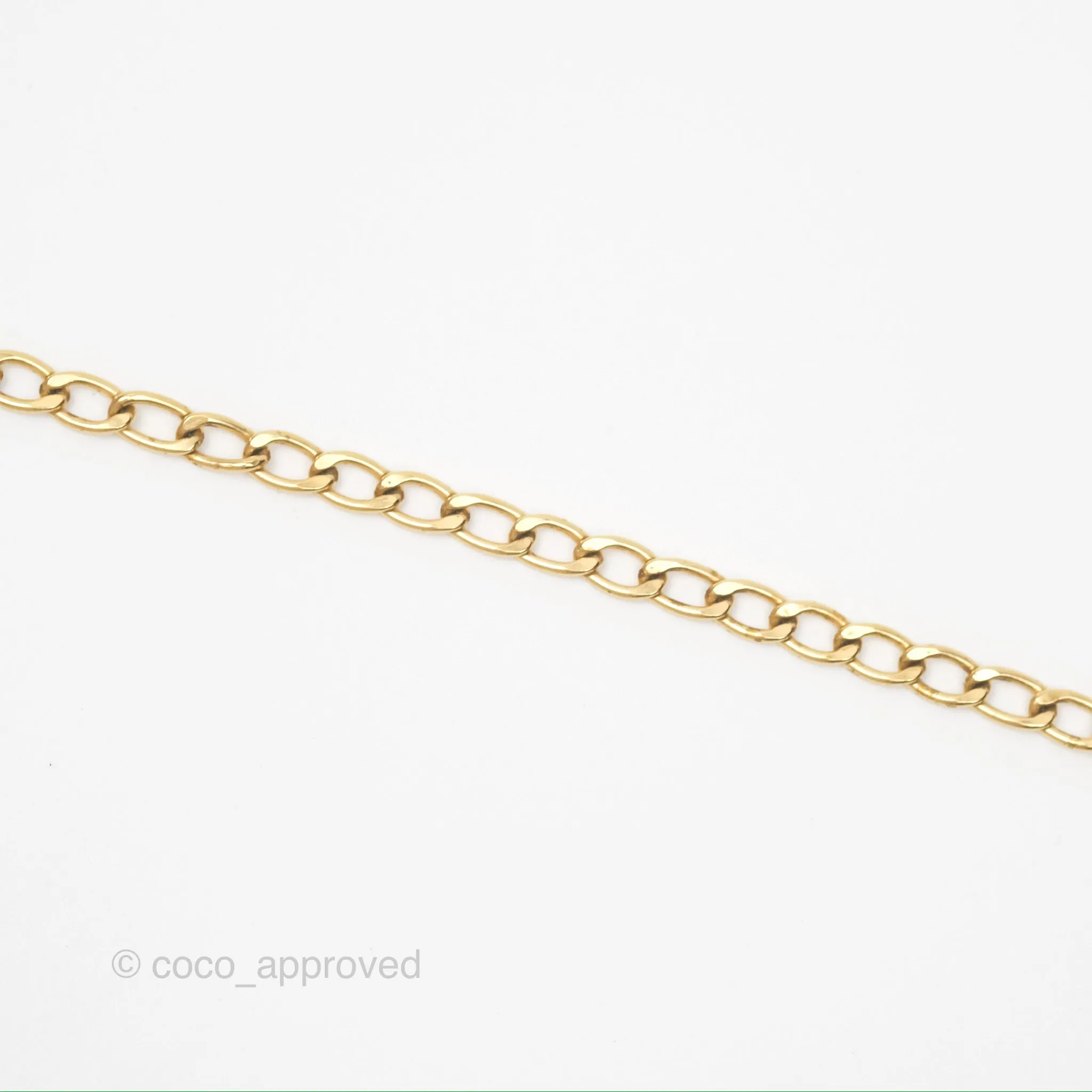 Christian Dior Petit CD Choker Necklace Gold Tone