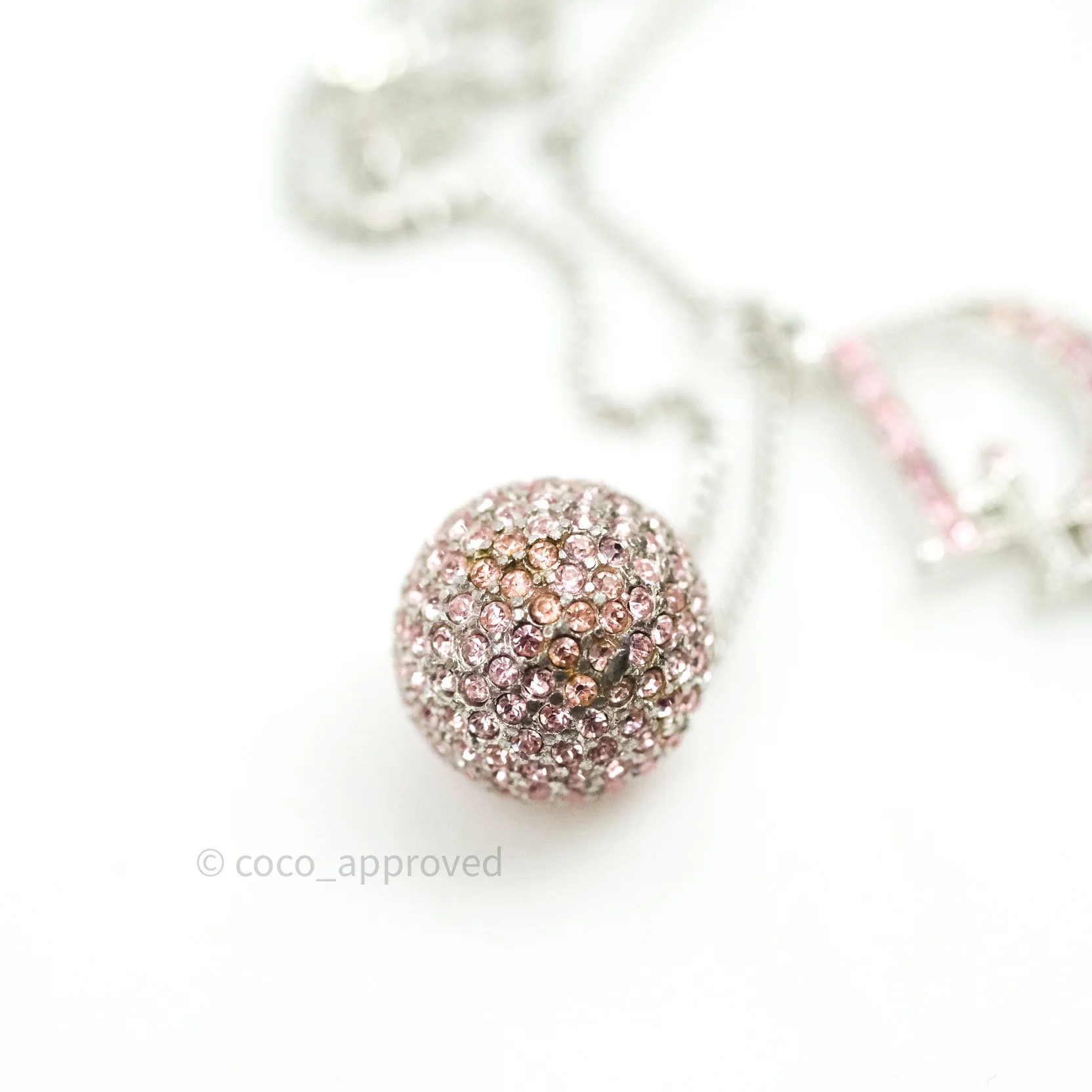 Christian Dior Pink Crystal Bracelet