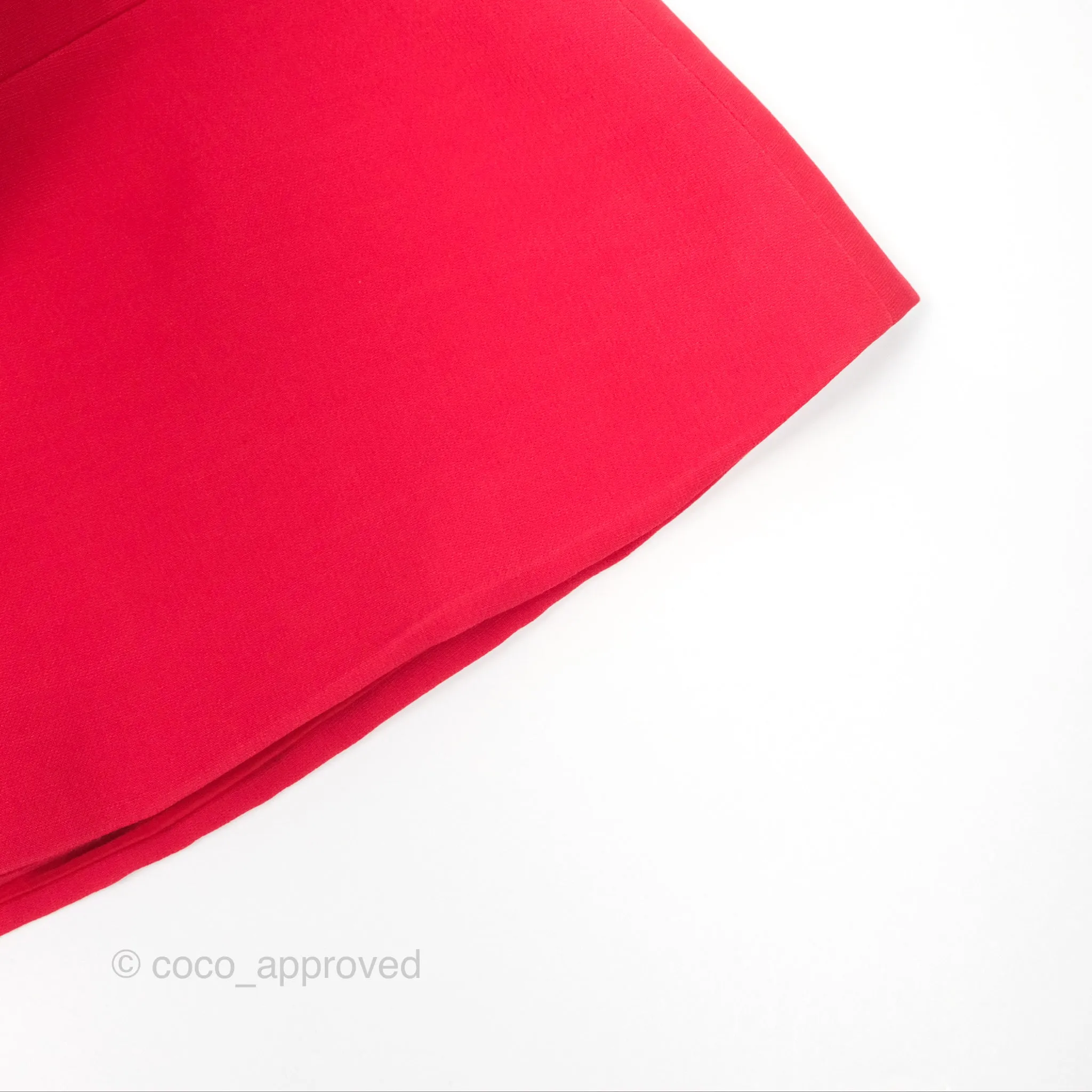 Christian Dior Red Wool Silk Dress Size 34