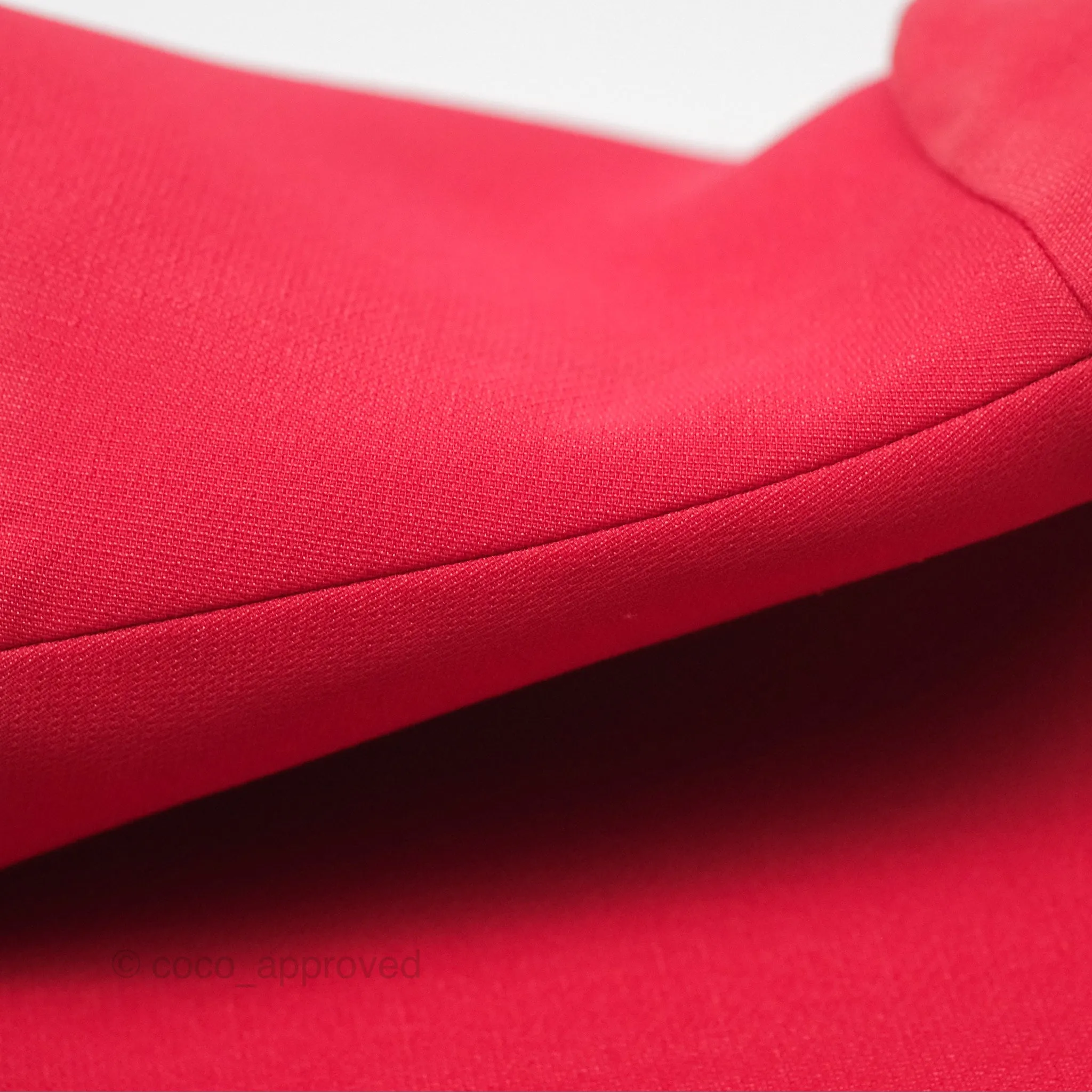 Christian Dior Red Wool Silk Dress Size 34