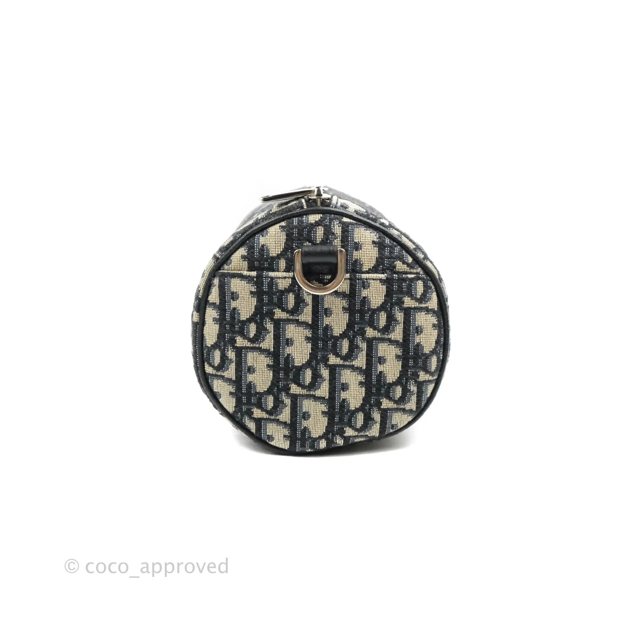 Christian Dior Roller Messenger Bag Beige and Black Dior Oblique Jacquard