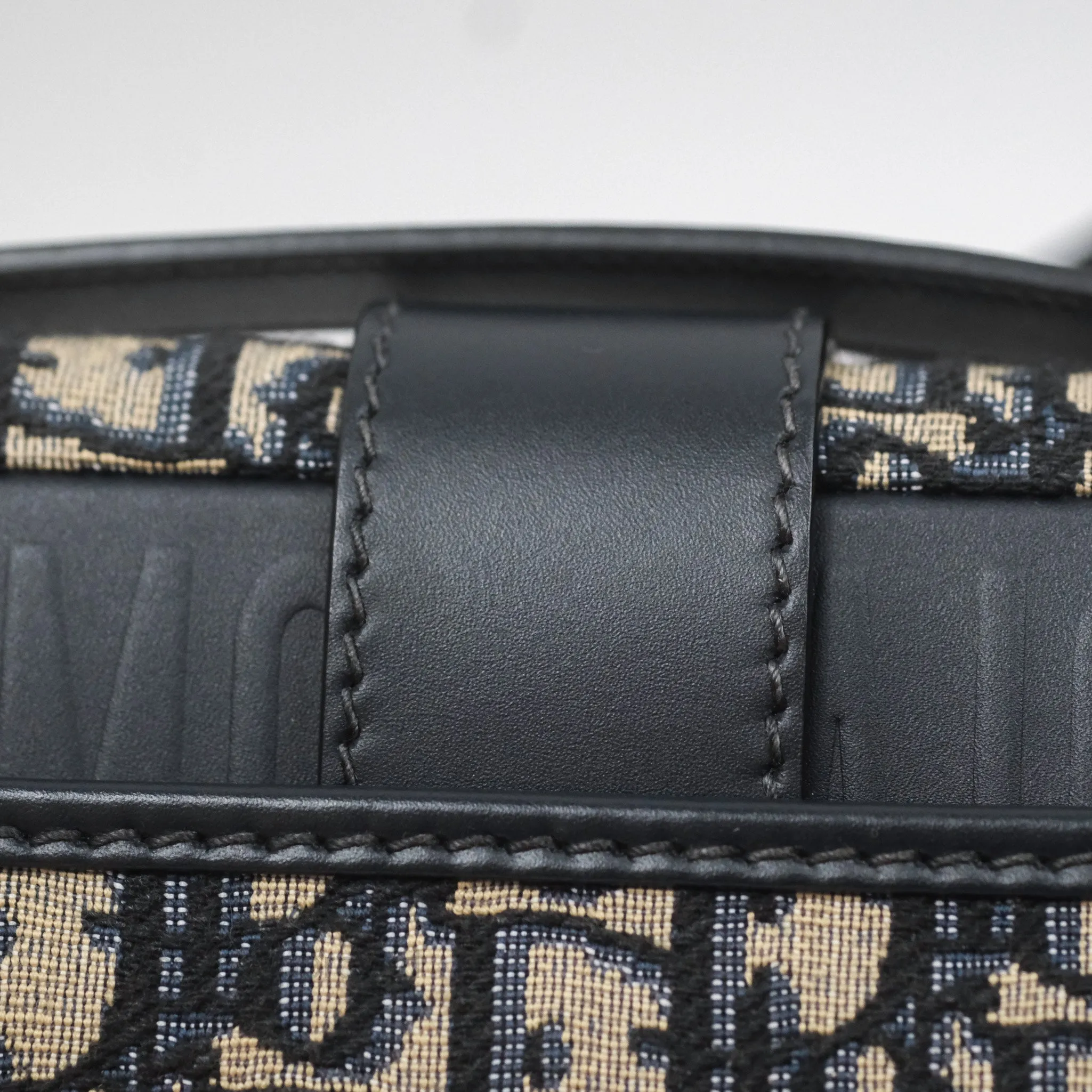 Christian Dior Small 30 Montaigne Bag Blue Dior Oblique Jacquard