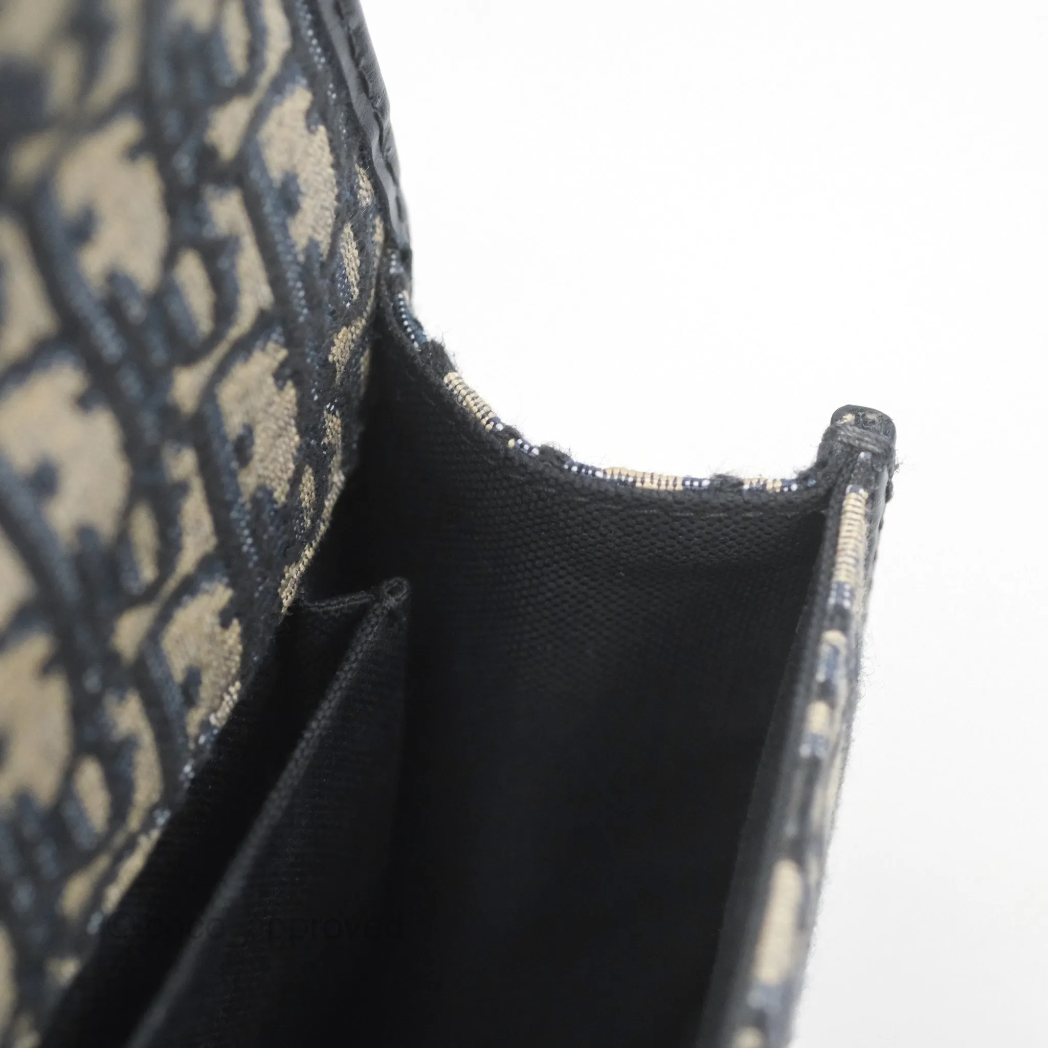 Christian Dior Small 30 Montaigne Bag Blue Dior Oblique Jacquard