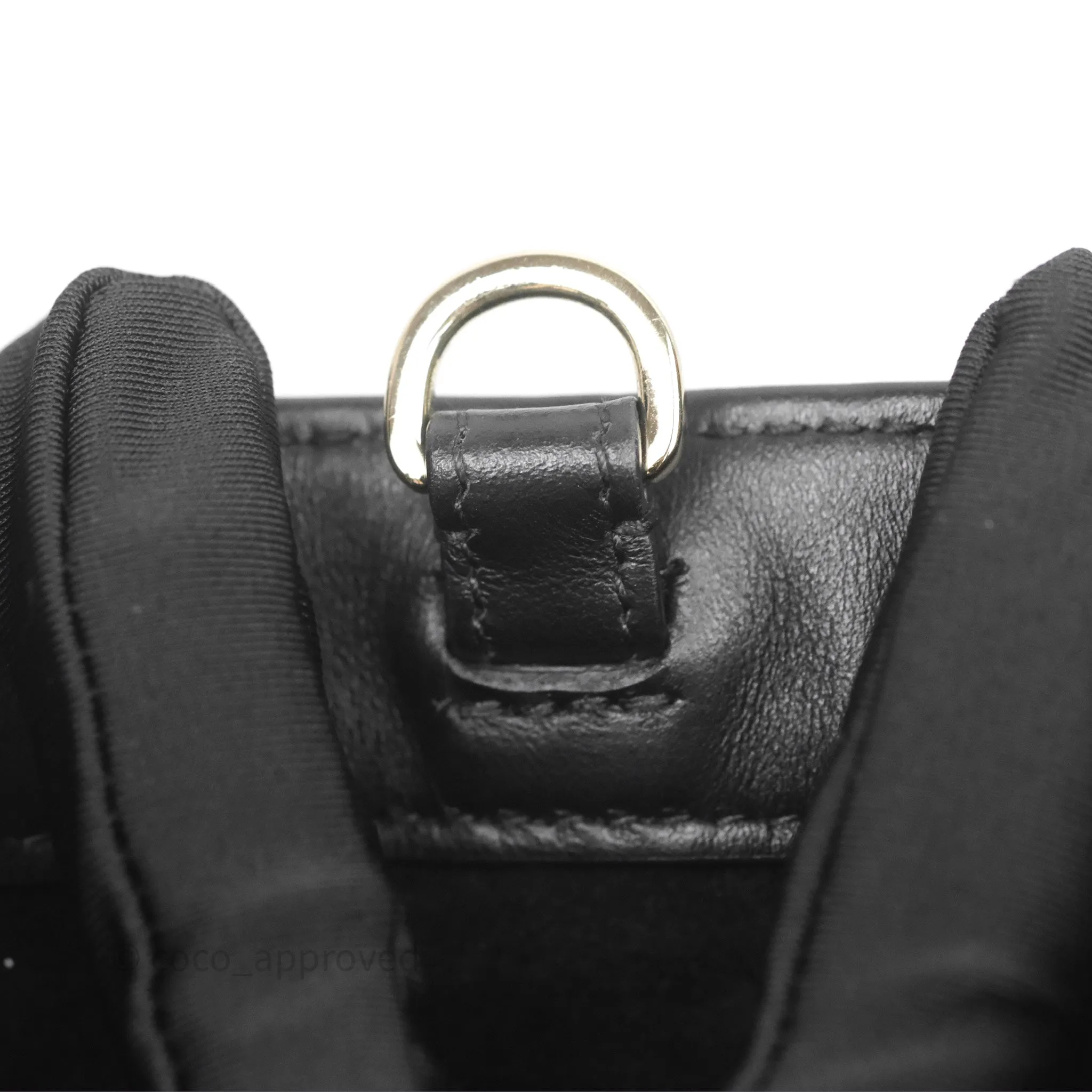 Christian Dior Small Dior Book Tote Black Macrocannage Calfskin Gold Hardware