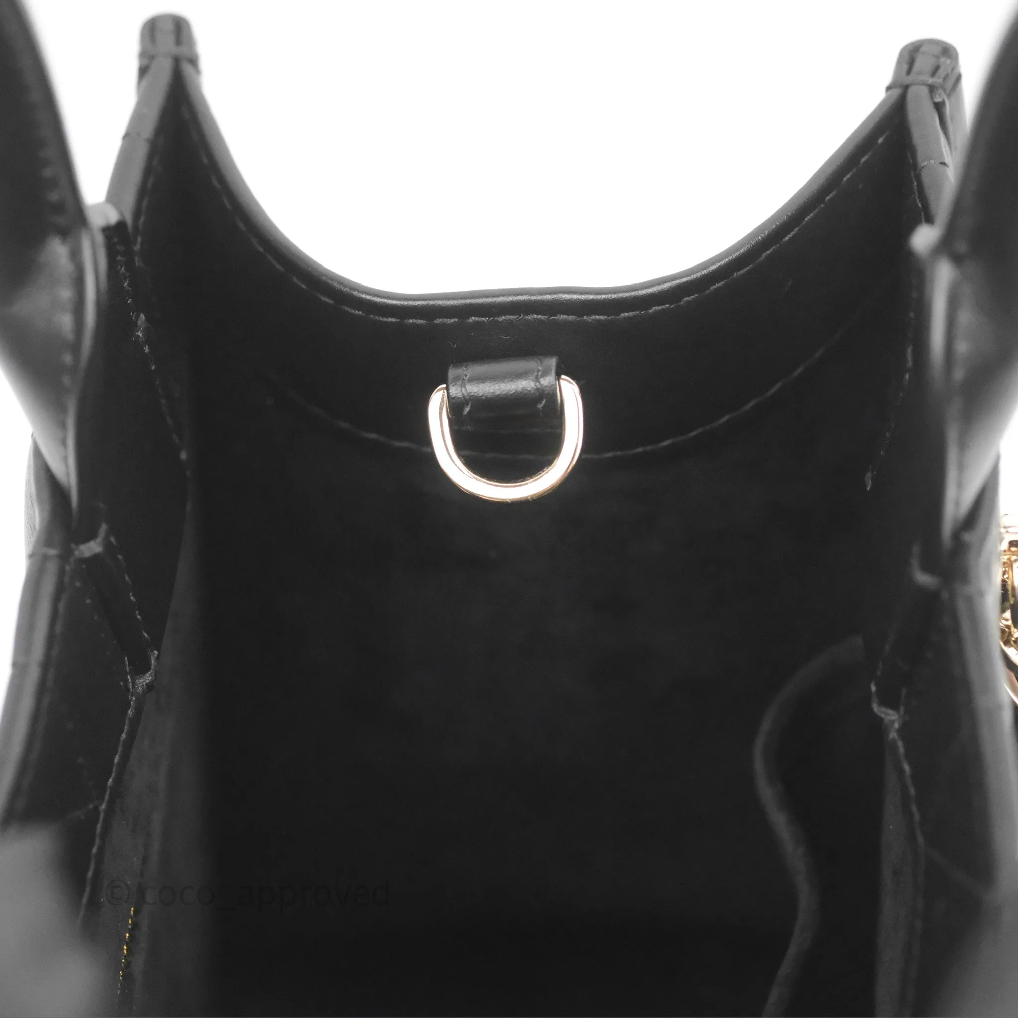 Christian Dior Small Dior Book Tote Black Macrocannage Calfskin Gold Hardware