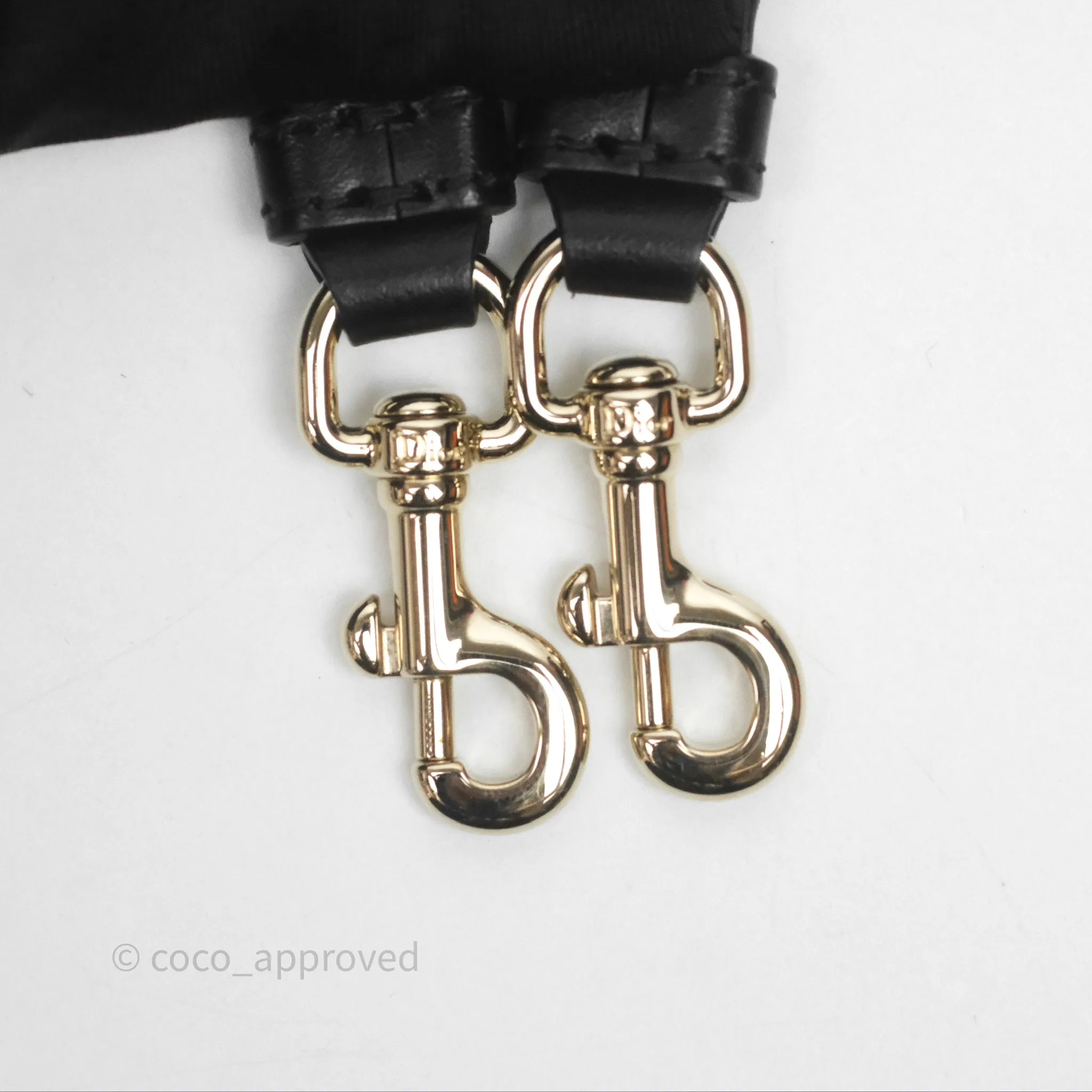 Christian Dior Small Dior Book Tote Black Macrocannage Calfskin Gold Hardware