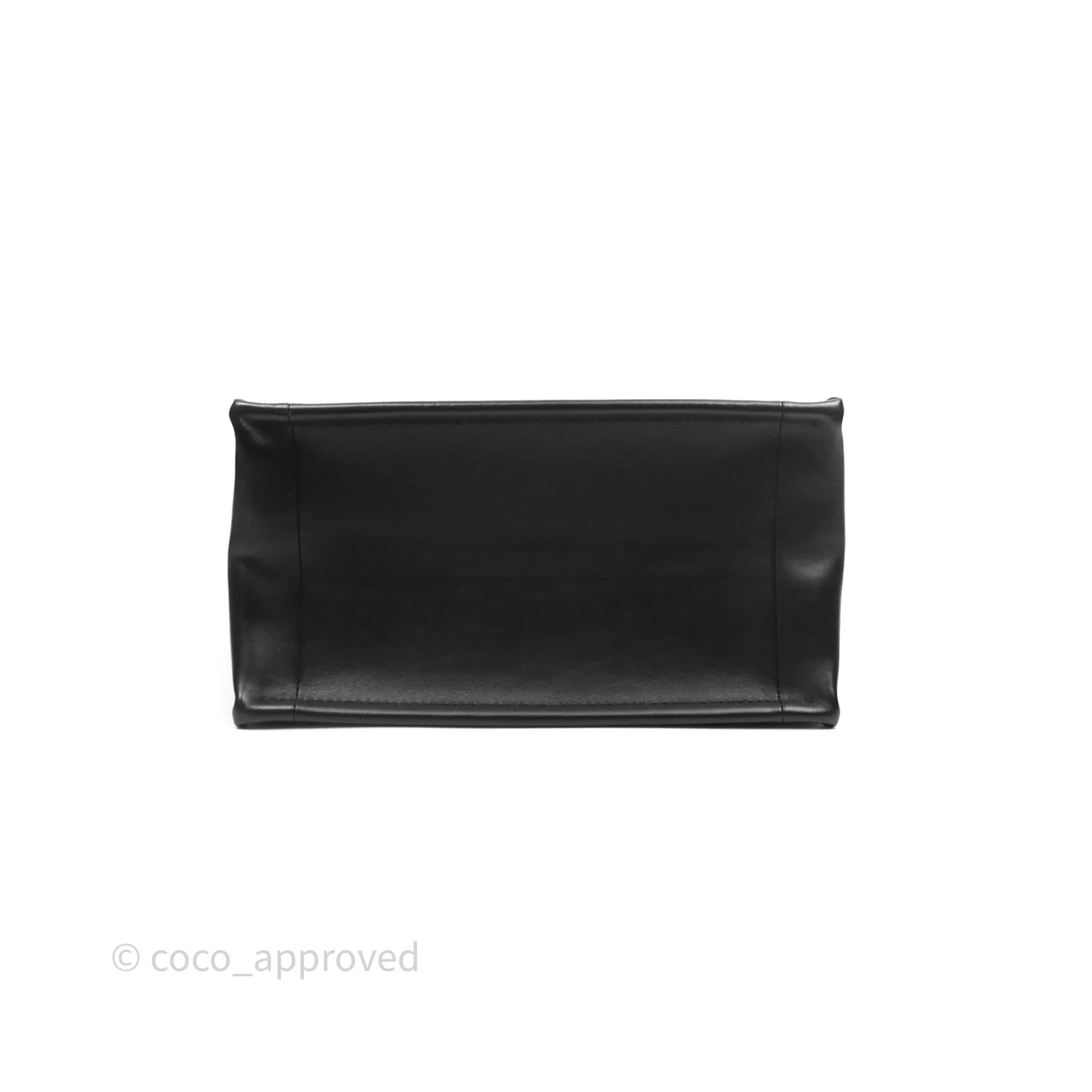 Christian Dior Small Dior Book Tote Black Macrocannage Calfskin Gold Hardware